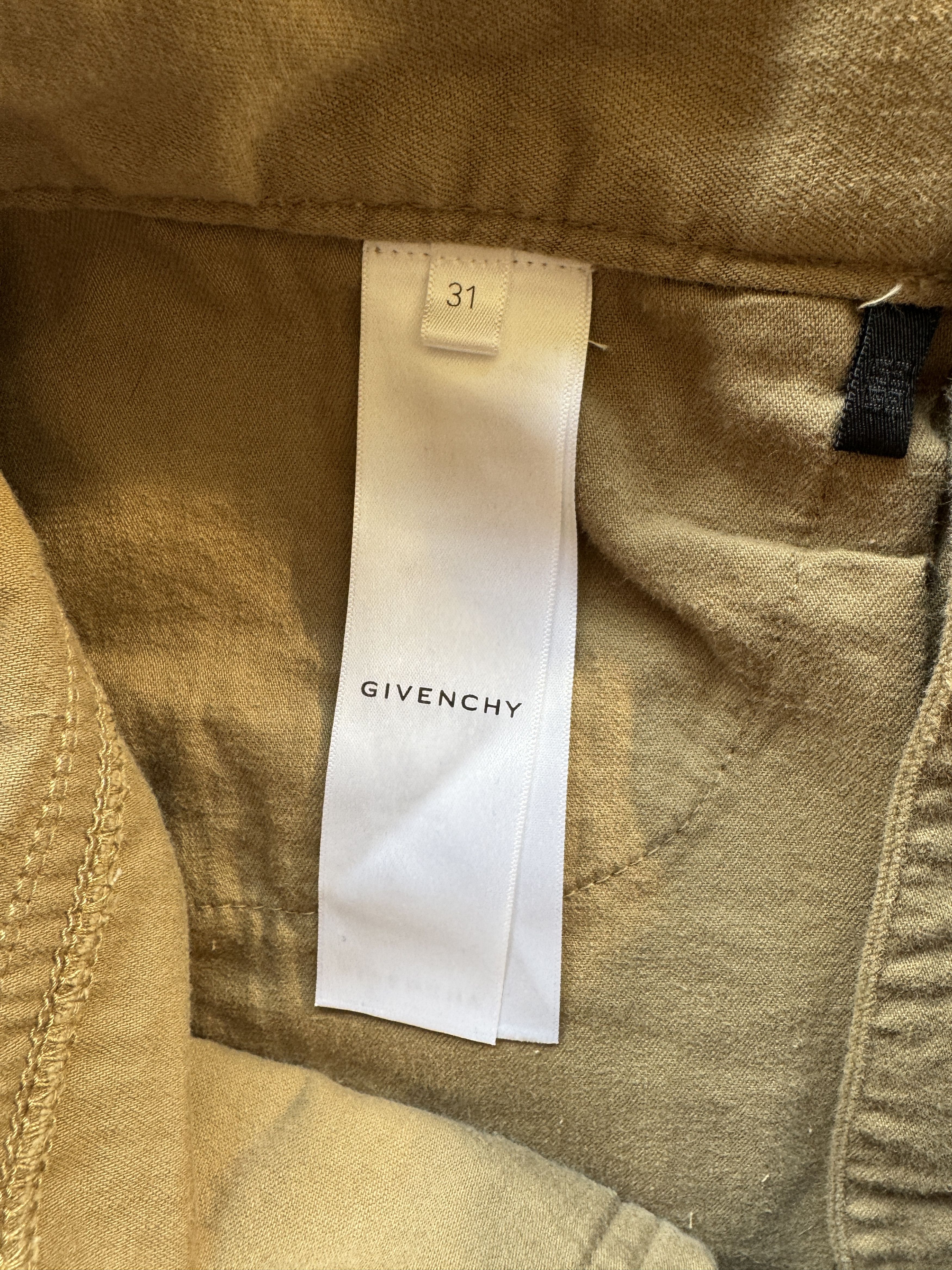 Givenchy Beige Boro Jeans Size US 31 - 21 Thumbnail
