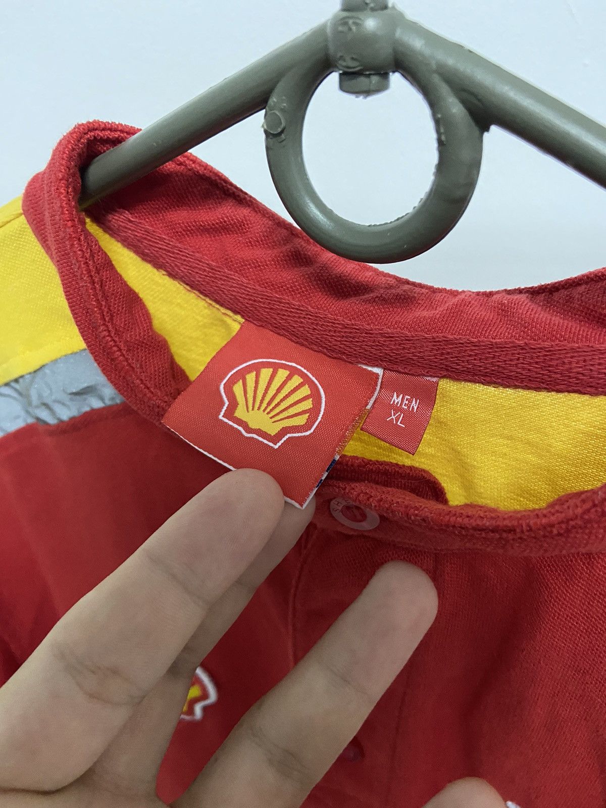 Ferrari × Vintage Ferrari Racing Vintage Big Logo t shirt reflective shell Size US XL / EU 56 / 4 - 9 Thumbnail