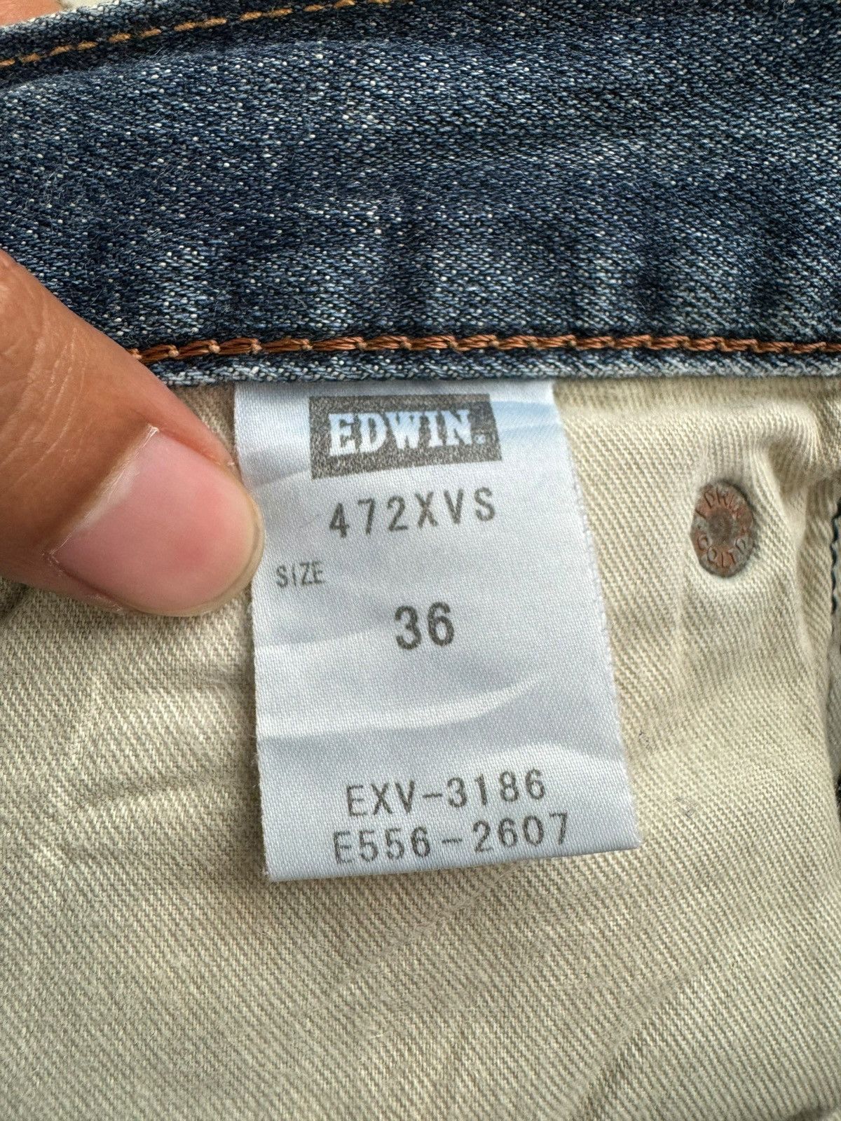 Edwin Edwin Exclusive Vtg Distressed Denim Jeans Size US 38 / EU 54 - 10 Thumbnail