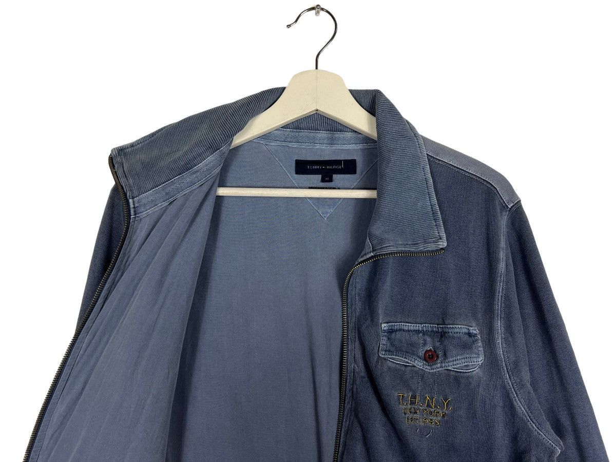 Tommy Hilfiger 🔥 TOMMY HILFIGER BLUE INDIGO SWEATER JACKET Size US M / EU 48-50 / 2 - 10 Thumbnail