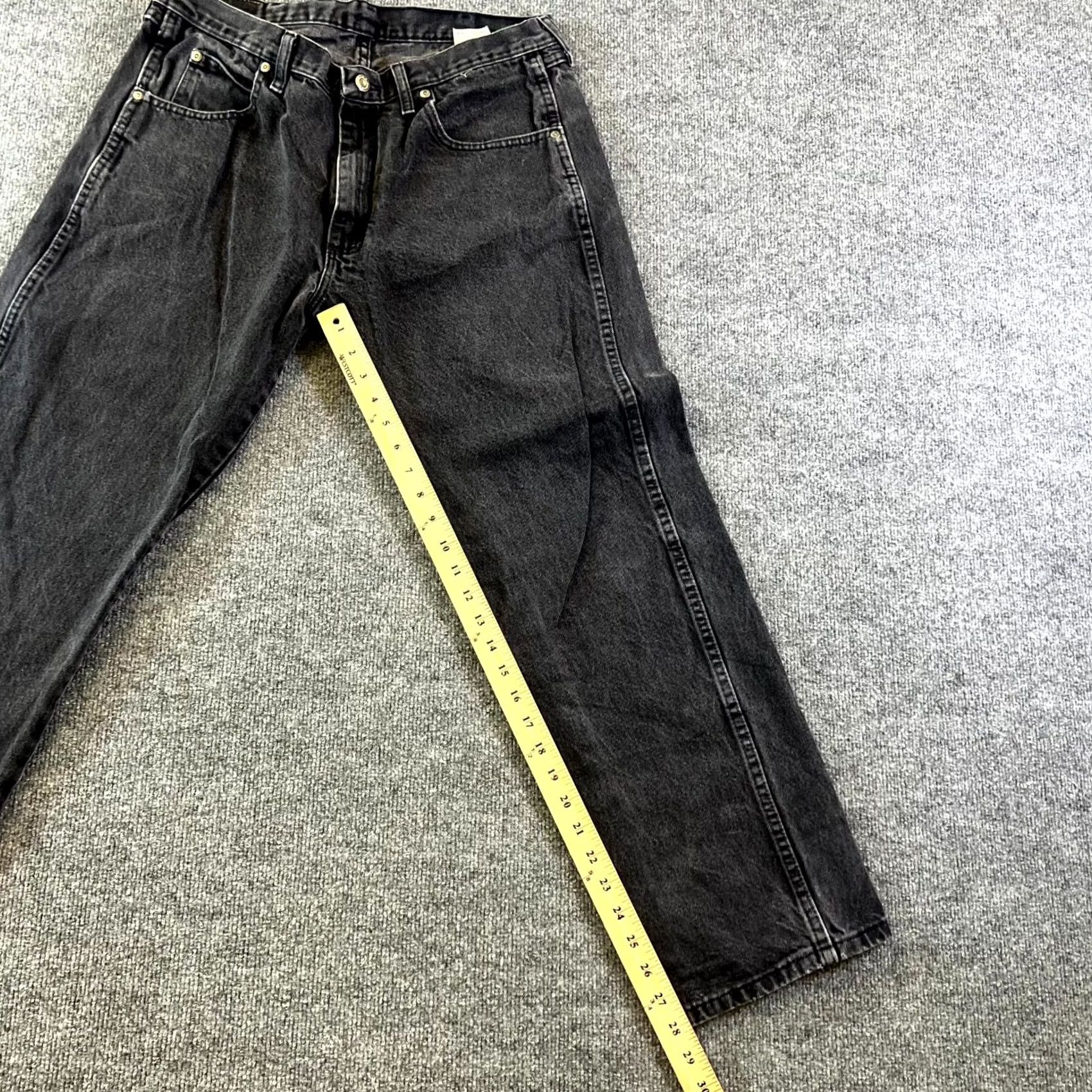 Wrangler Wrangler Jeans Mens 36x30 Black Denim 100% Cotton Rugged Wear Streetwear Size US 36 / EU 52 - 4 Thumbnail