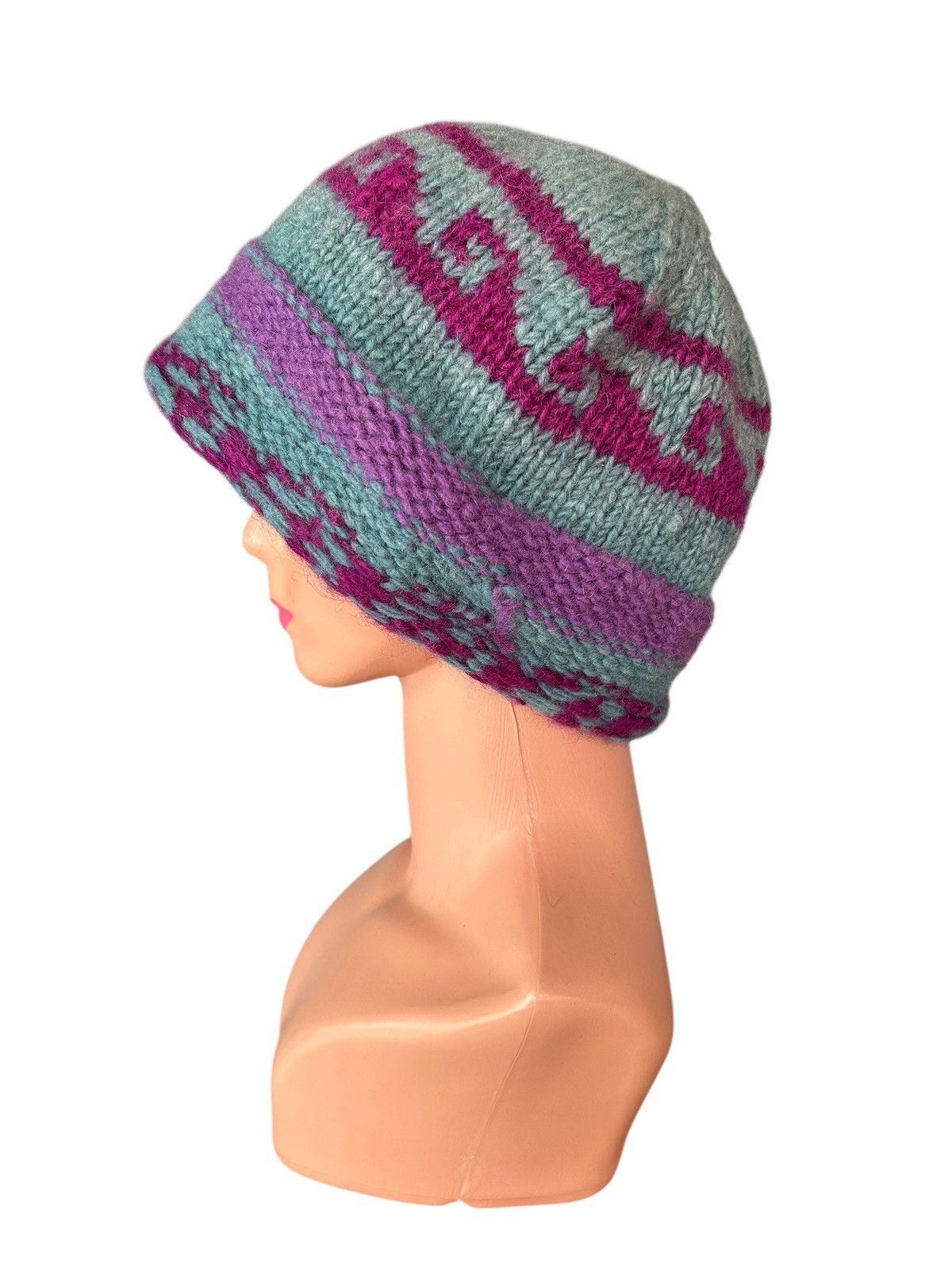Kapital Crochet Knitted Handmade big Beanie Hats Size ONE SIZE - 2 Thumbnail