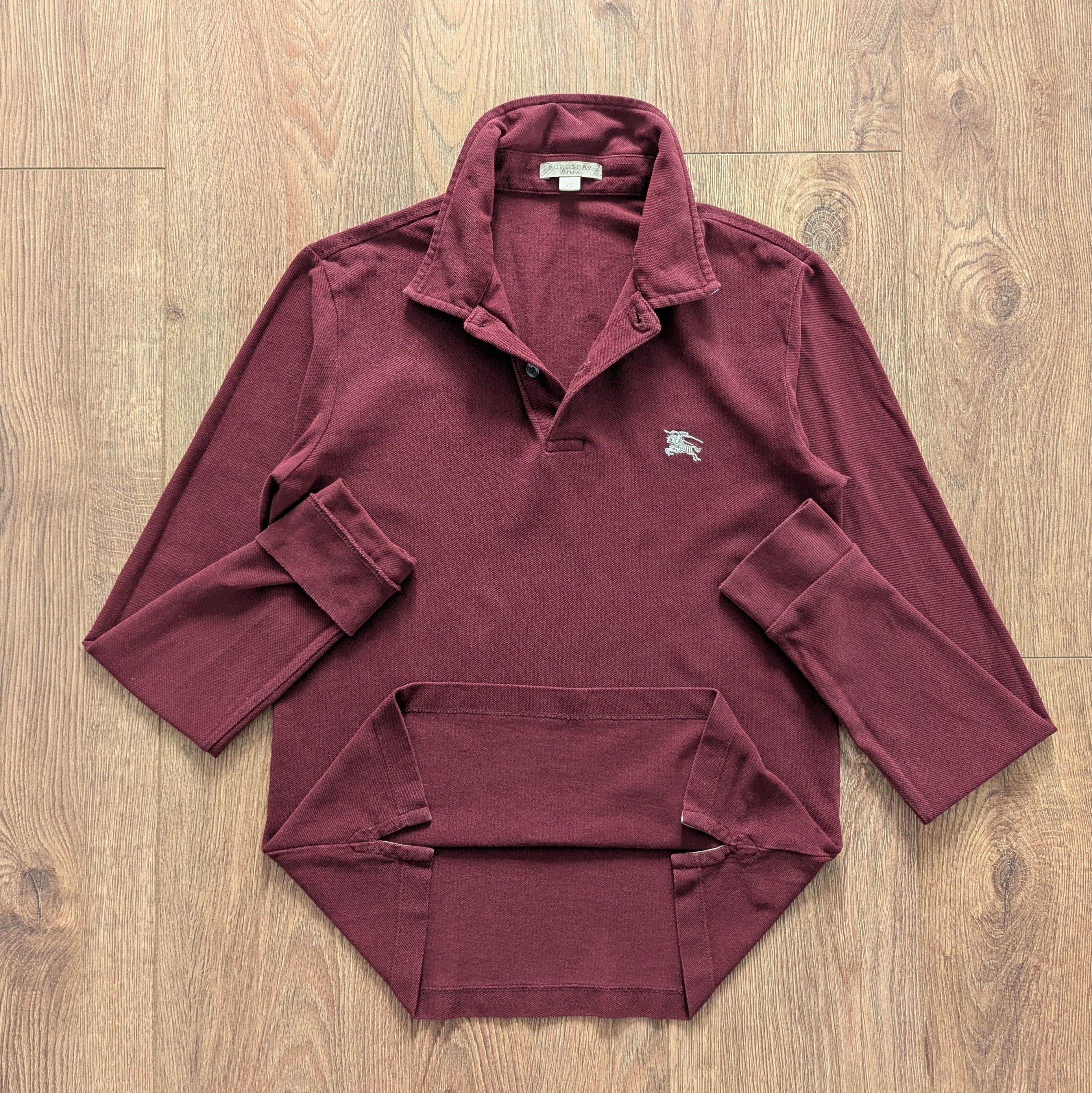 Burberry Burberry Brit Polo Long Sleeve Size XS 100% Cotton Luxury Size US XS / EU 42 / 0 - 21 Thumbnail
