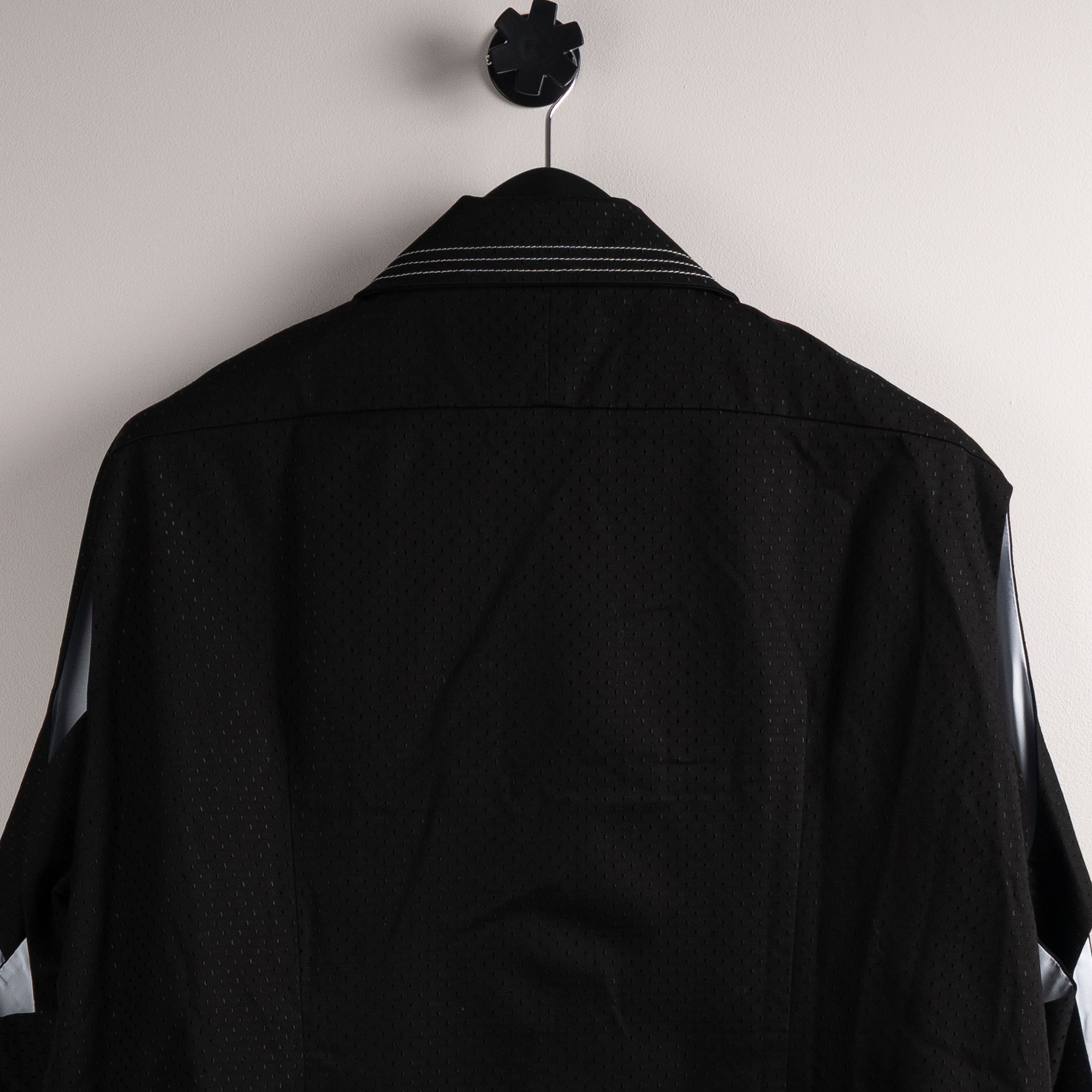 Kiko Kostadinov Kiko Kostadinov SS21 'Hydra' Cut Out Shell Jacket Black Size US XL / EU 56 / 4 - 7 Thumbnail