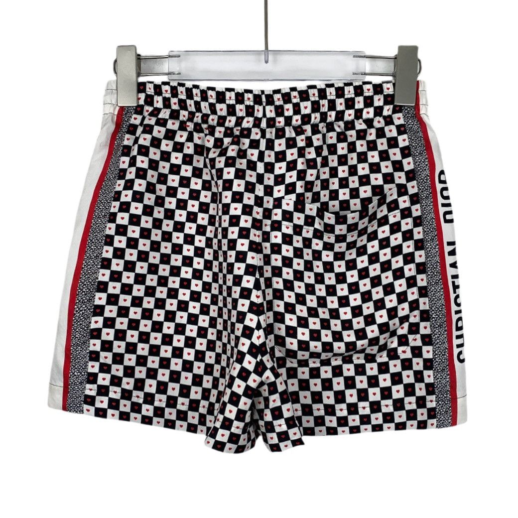 Dior Christian Dior Check All-over Print Silk Casual Shorts K26WX Size 32" / US 10 / IT 46 - 2 Thumbnail