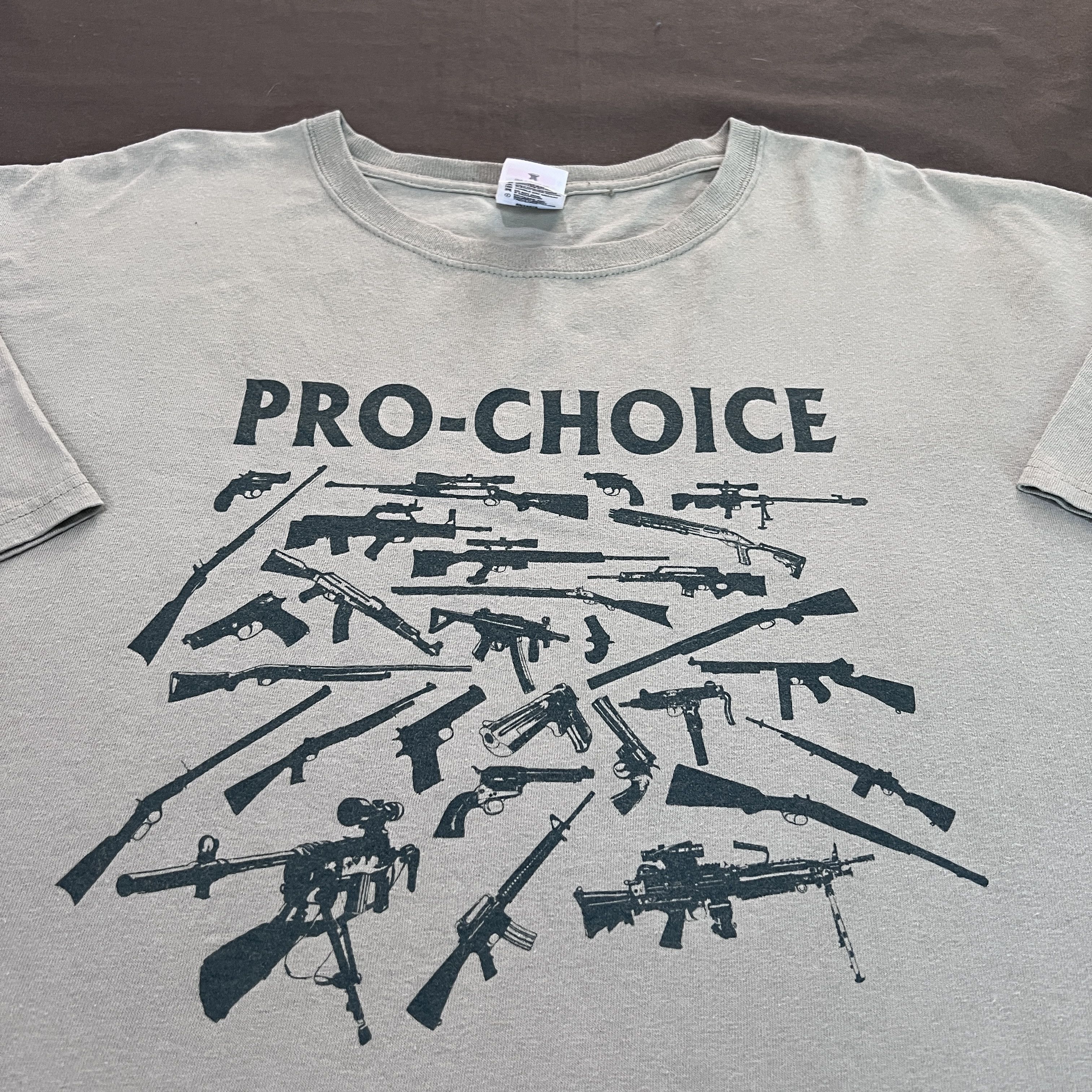 Vintage Y2K Pro choice Gun Promo Tee 2XL Rifle 911