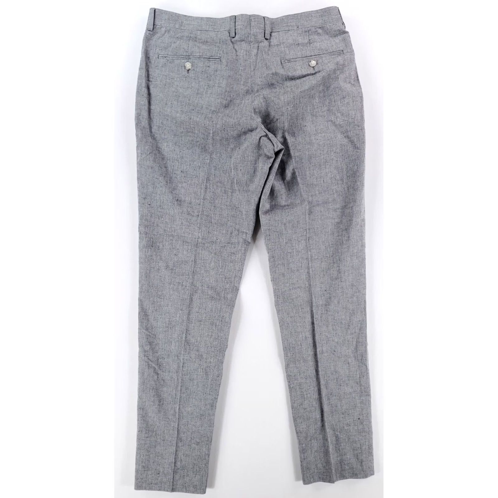 J.Crew J.CREW Ludlow Slim Fit Dress Pants Gray Mens 34 x 32 Regular NWT Size US 34 / EU 50 - 3 Thumbnail