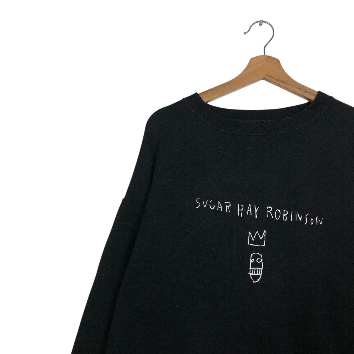 Jean-Michel Basquiat 📌Long Sleeve Sweatshirt Jean Michel Basquit Big Logo Size US M / EU 48-50 / 2 - 8 Thumbnail