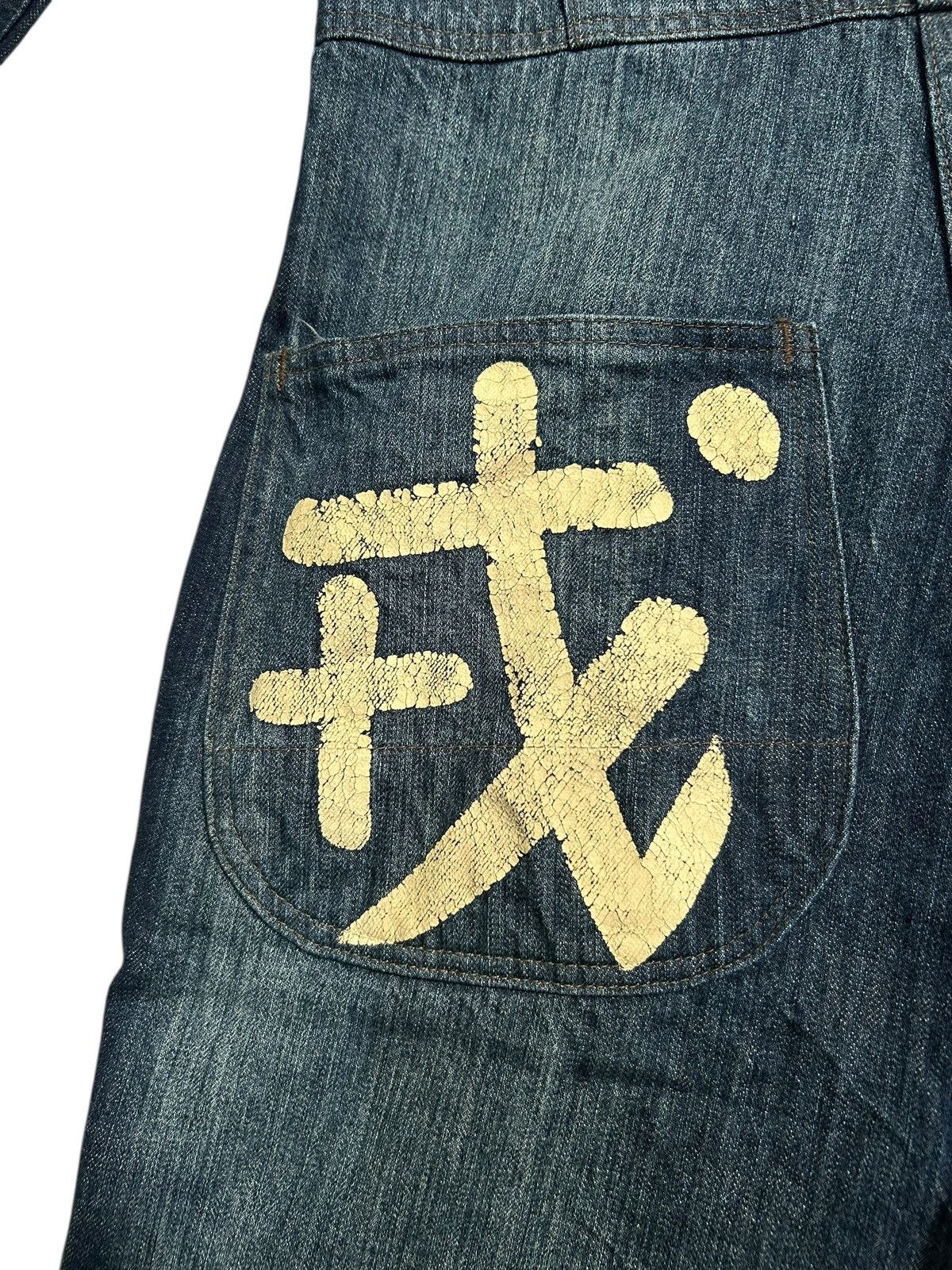 Evisu × Vintage RARE!!! Vintage Evisu Japan Seagull Blue Denim Coverall Size US 38 / EU 54 - 8 Thumbnail