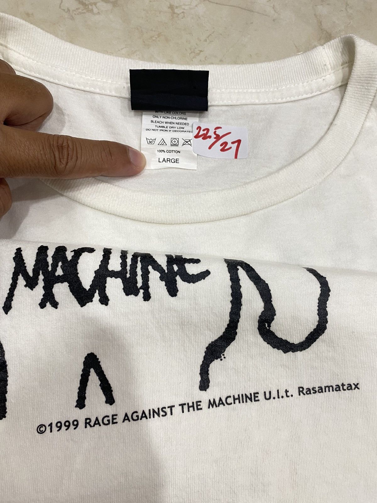 Band Tees VINTAGE RAGE AGAINST THE MACHINE band the battle of LA shirt Size US L / EU 52-54 / 3 - 5 Thumbnail