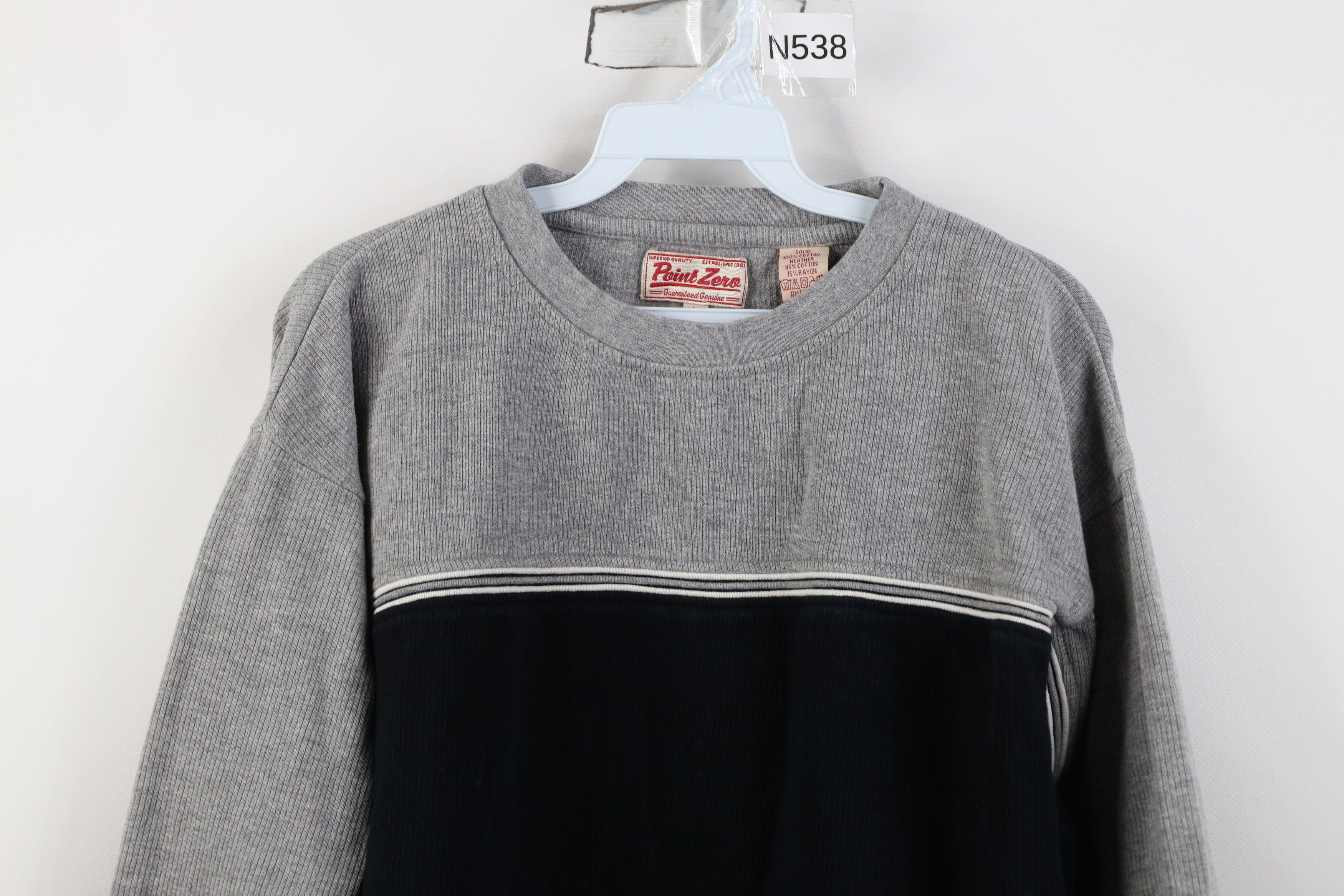 Vintage Vintage 90s Y2K Streetwear Cropped Boxy Long Sleeve T-Shirt Size L / US 10 / IT 46 - 2 Thumbnail