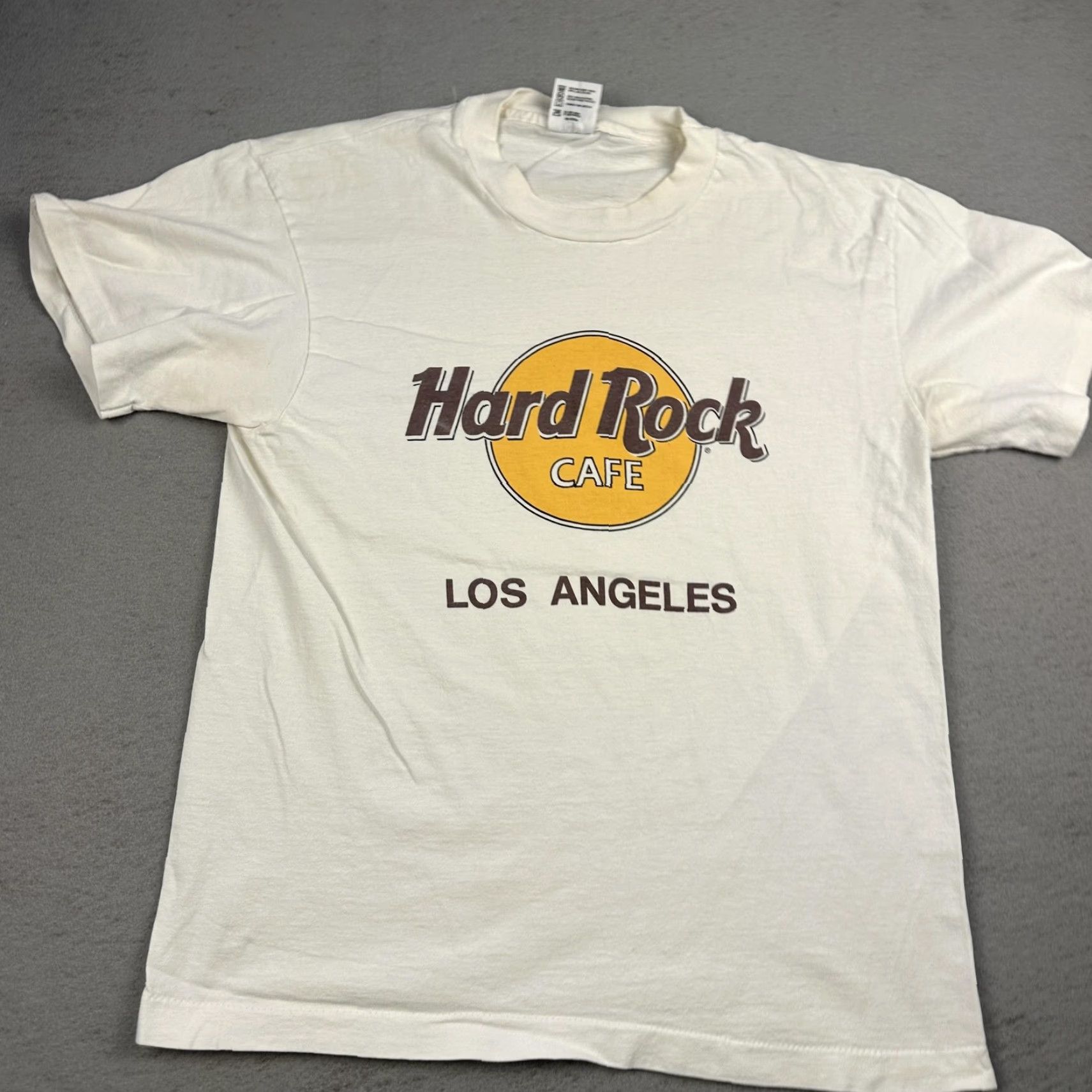 Hard Rock Cafe VINTAGE Hard Rock Cafe Shirt Mens Medium White Graphic USA 90s Rock Music Crew Neck Short Sleeve T-Shirt Size US M / EU 48-50 / 2 - 2 Thumbnail