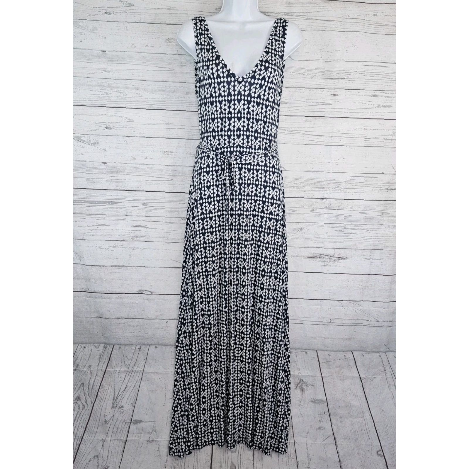Loft **Womens Ann Taylor LOFT Blue Maxi V-Neck Size Small Sleeveless** User: **Ann Taylor LOFT Womens Blue Maxi V-Neck Size Small Sleeveless** Size S / US 4 / IT 40 - 2 Thumbnail
