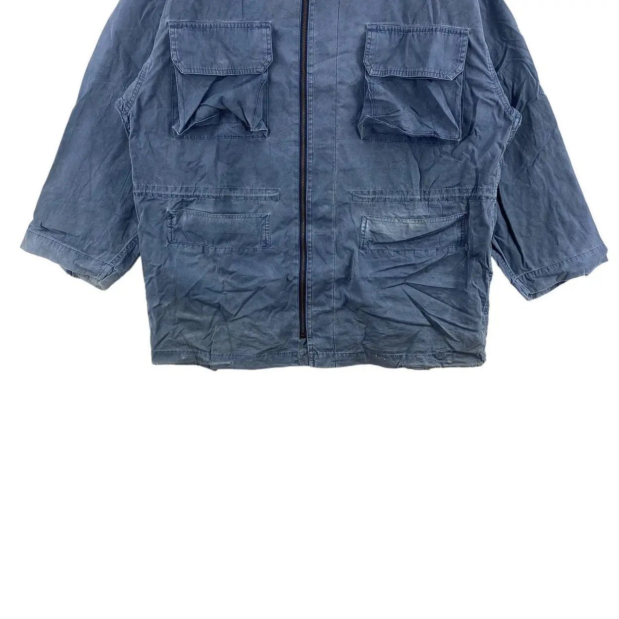 Vintage Vintage GLENOVER LONDON M65 Hoodie Indigo Worker Jacket Size US L / EU 52-54 / 3 - 4 Thumbnail