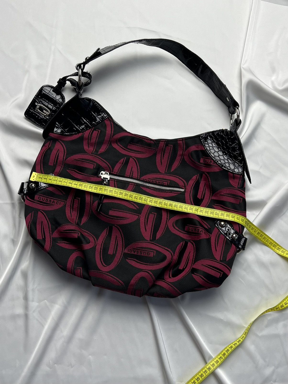 Guess GUSSACI vintage monogram bag Size ONE SIZE - 7 Thumbnail