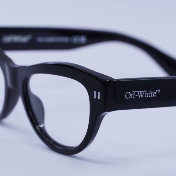 Off-White 🕶️ New Off-White OERJ076 STYLE 76 1000 Eyeglasses - Black Size ONE SIZE - 7 Thumbnail