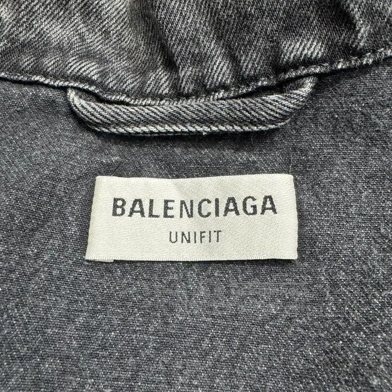 Balenciaga Balenciaga Cut double-layer denim jacket Size US M / EU 48-50 / 2 - 2 Thumbnail