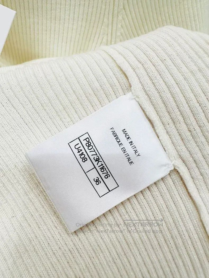 Chanel Chanel 25K bow knitted short sleeves Size XS / US 0-2 / IT 36-38 - 5 Thumbnail