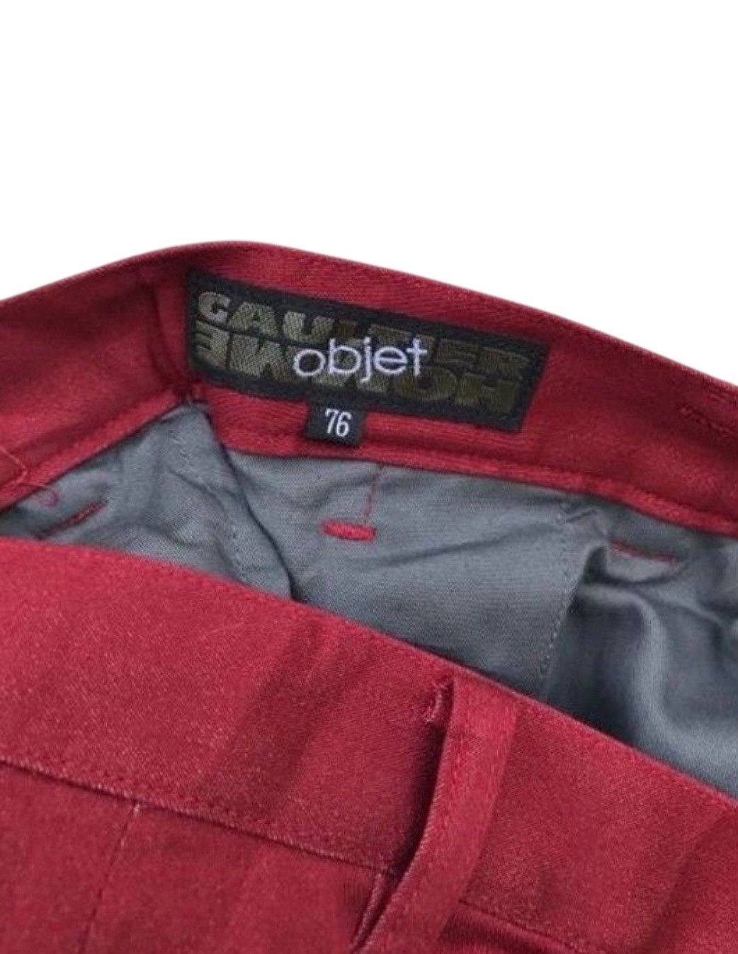 Jean Paul Gaultier Jean Paul Gaultier Red Casual Pants Archive Size US 29 - 3 Thumbnail