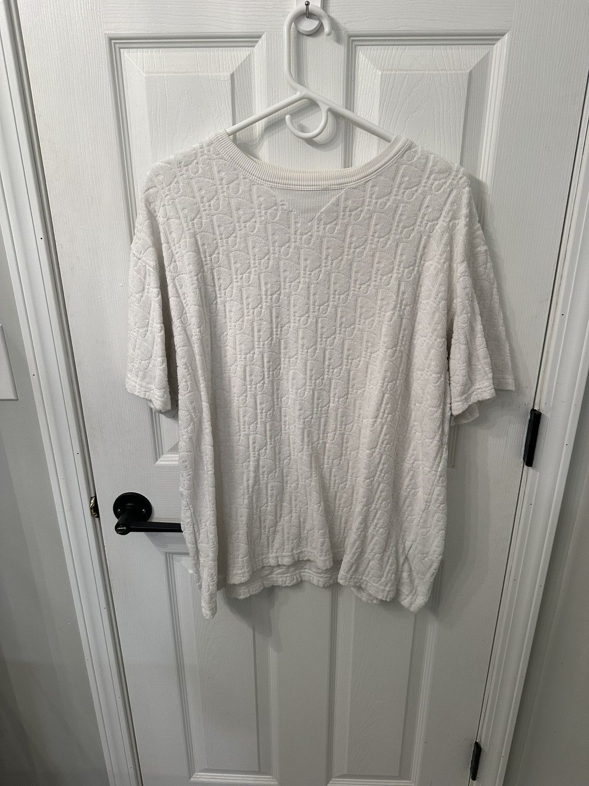 Men's Dior Print Oblique Terry T-Shirt