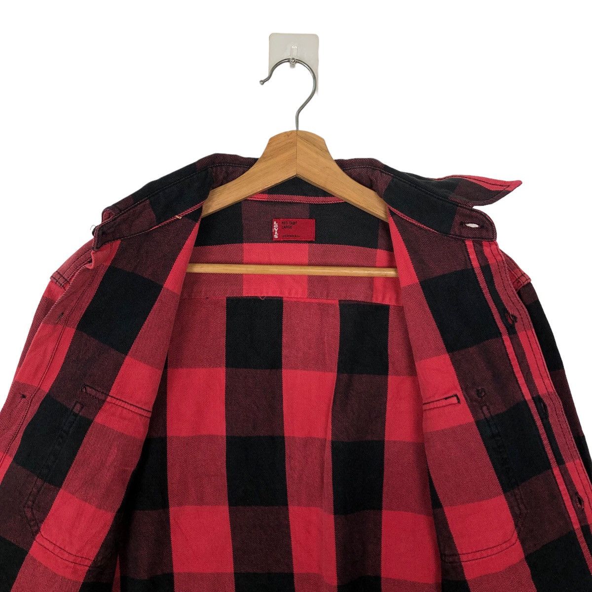 Levi's VINTAGE LEVI’S FLANNEL JACKET TARTAN DESIGN Size US L / EU 52-54 / 3 - 10 Thumbnail
