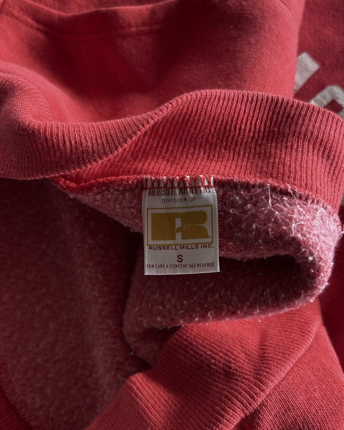 Russell Athletic 70s Russell Athletic Girls Track Faded Red Hoodie Size US S / EU 44-46 / 1 - 4 Thumbnail