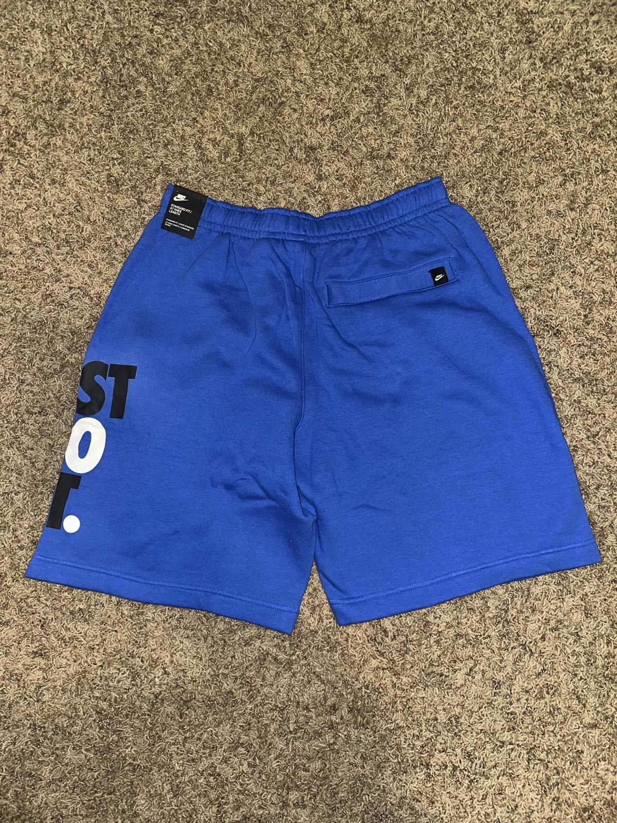 Nike Nike Sportswear Men’s Just Do It JDI Logo Fleece Royal Blue Shorts Size US 34 / EU 50 - 6 Thumbnail