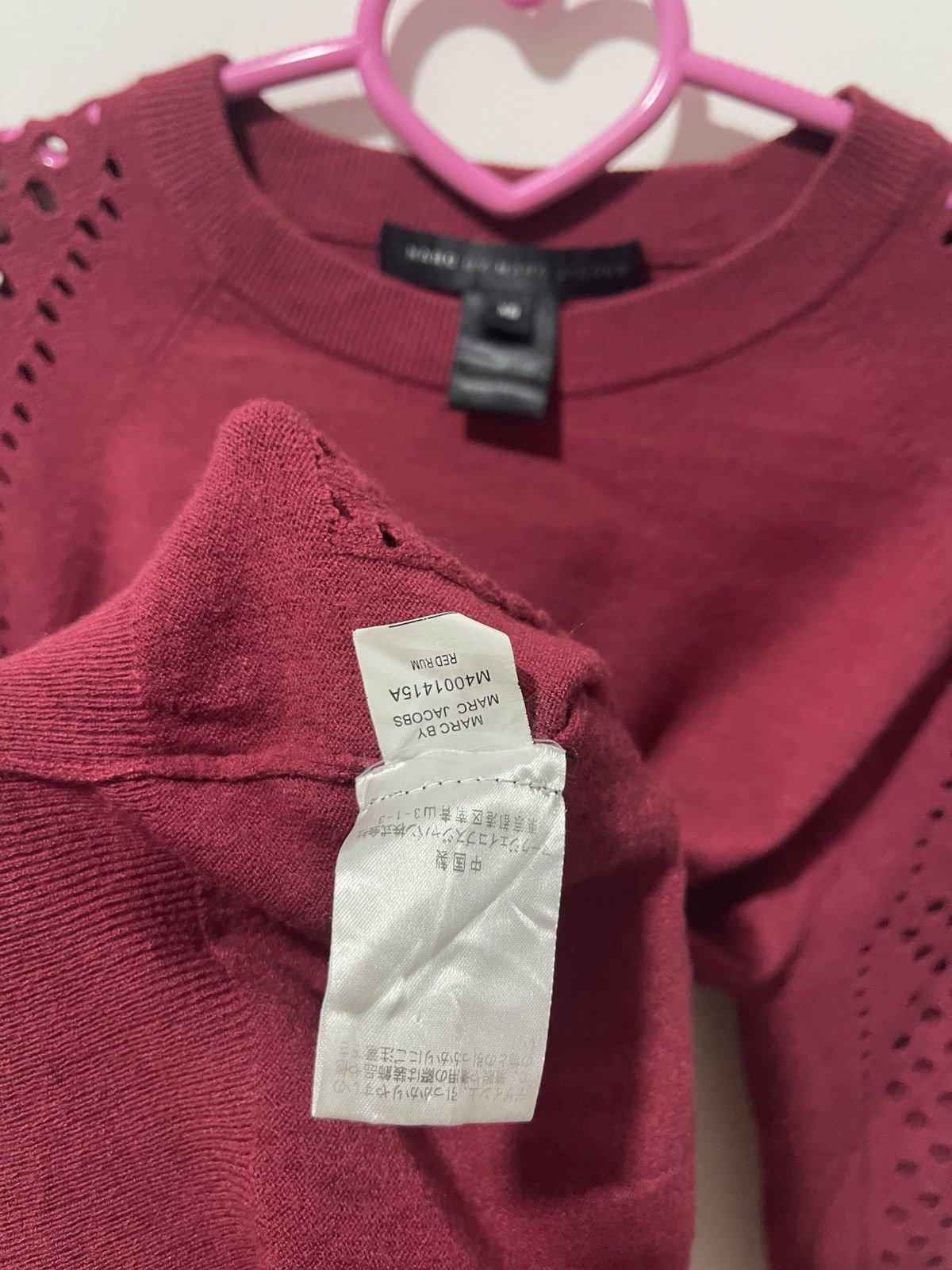 Marc by Marc Jacobs Rare MARC BY MARC JACOBS Red Sweatshirt Size XS / US 0-2 / IT 36-38 - 11 Thumbnail