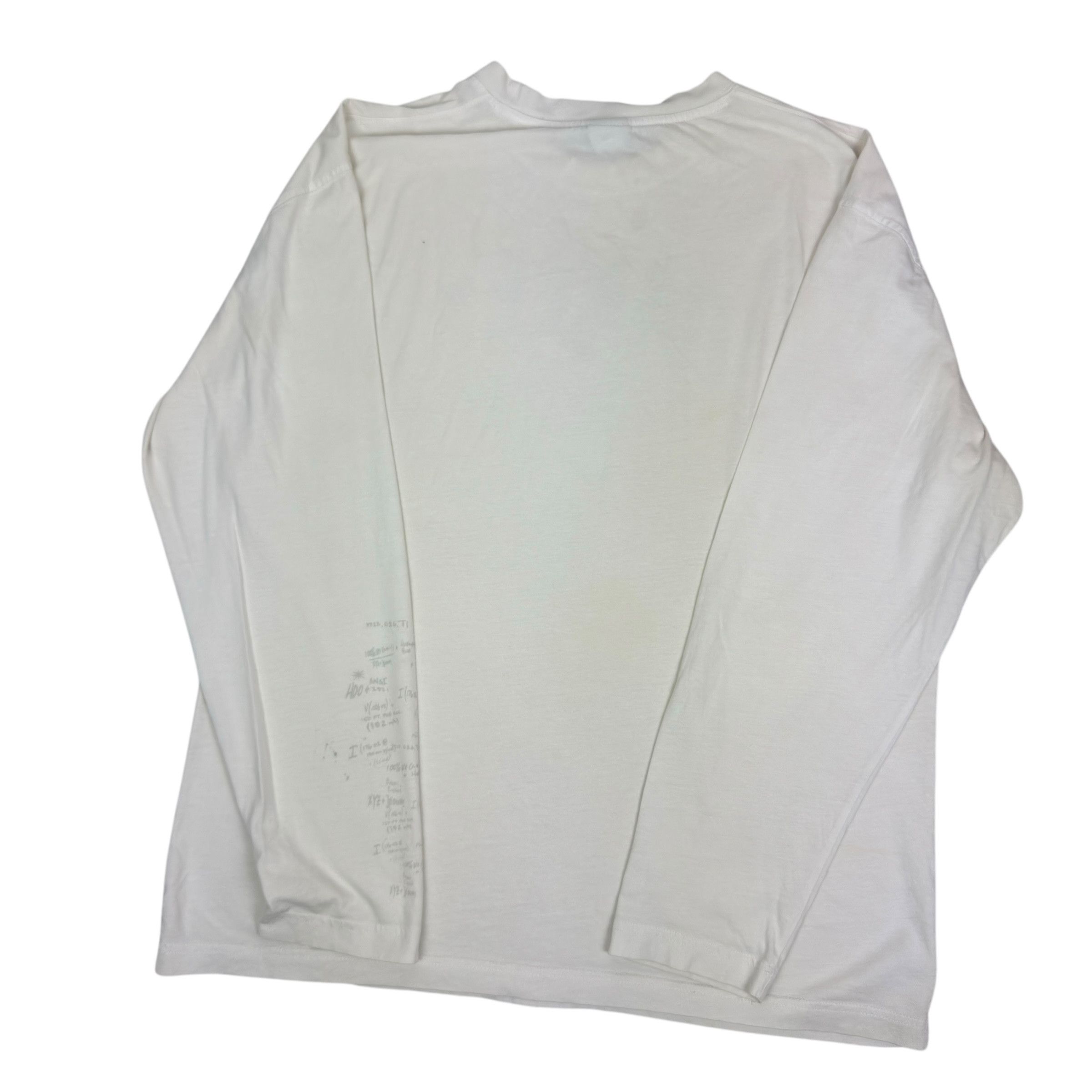 Oakley Oakley Men's White Blue Logo Cotton Long Sleeve Shirt Large Size US L / EU 52-54 / 3 - 9 Thumbnail