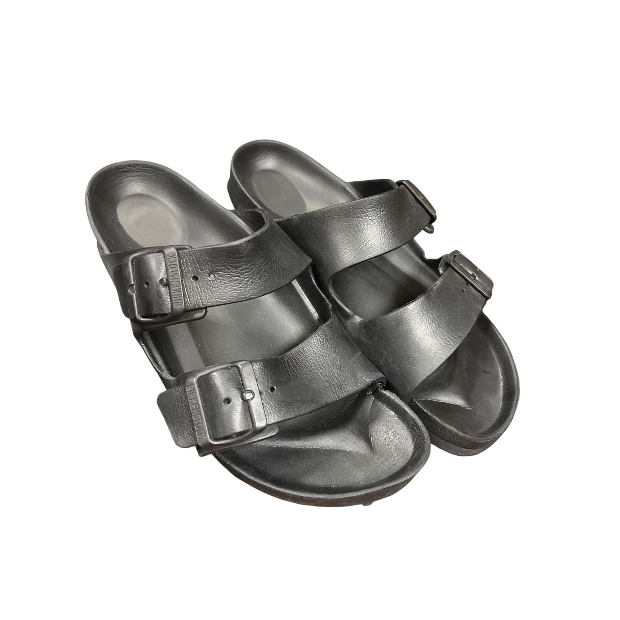 Birkenstock Birkenstock wms blac faux leather casual slip on sandals sz Size US 8.5 / IT 38.5 - 15 Thumbnail