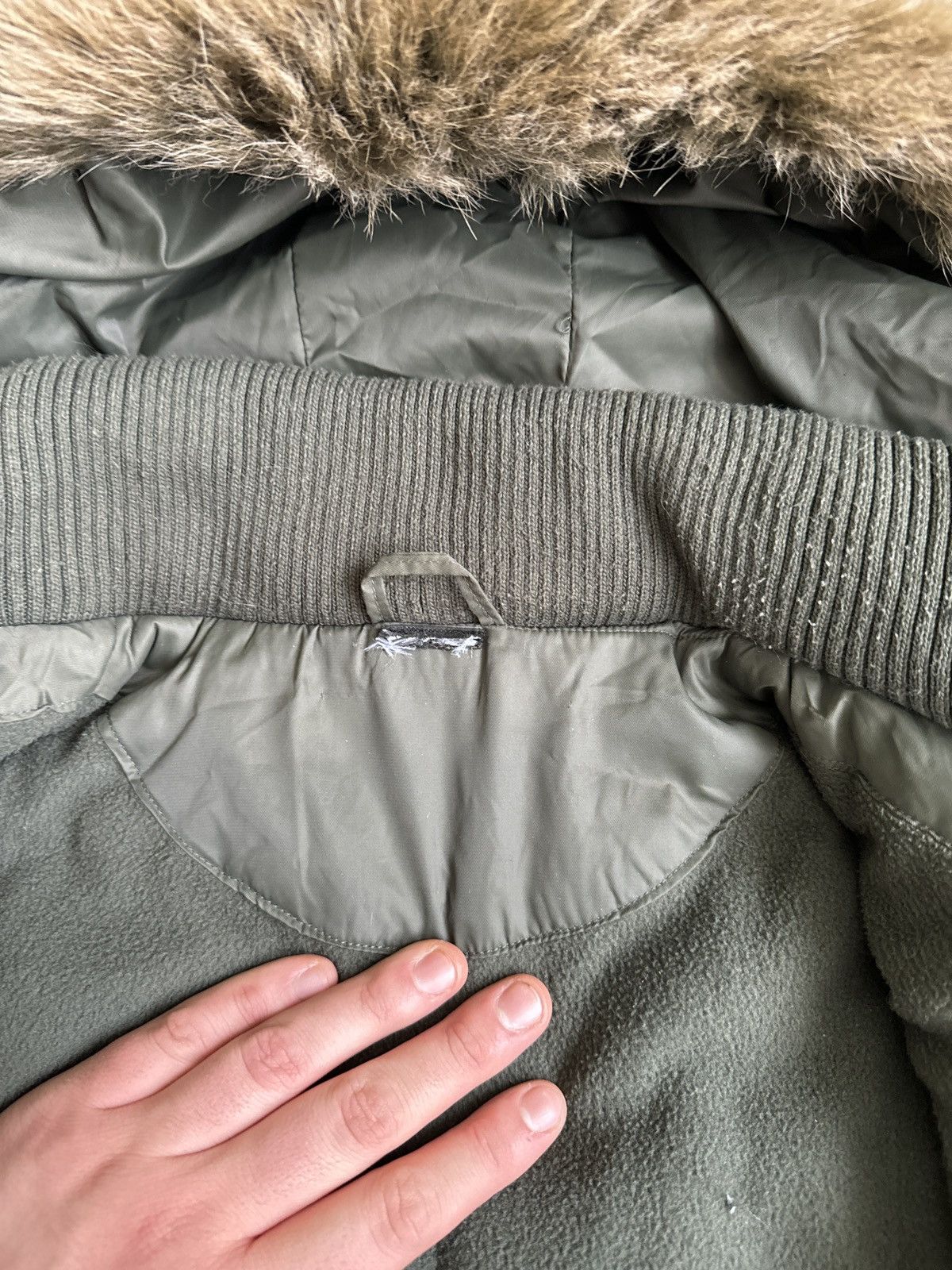 Japanese Brand Y2K Vintage Fur Hood Belted Jacket If Six Was Nine LGB Style Size M / US 6-8 / IT 42-44 - 13 Thumbnail