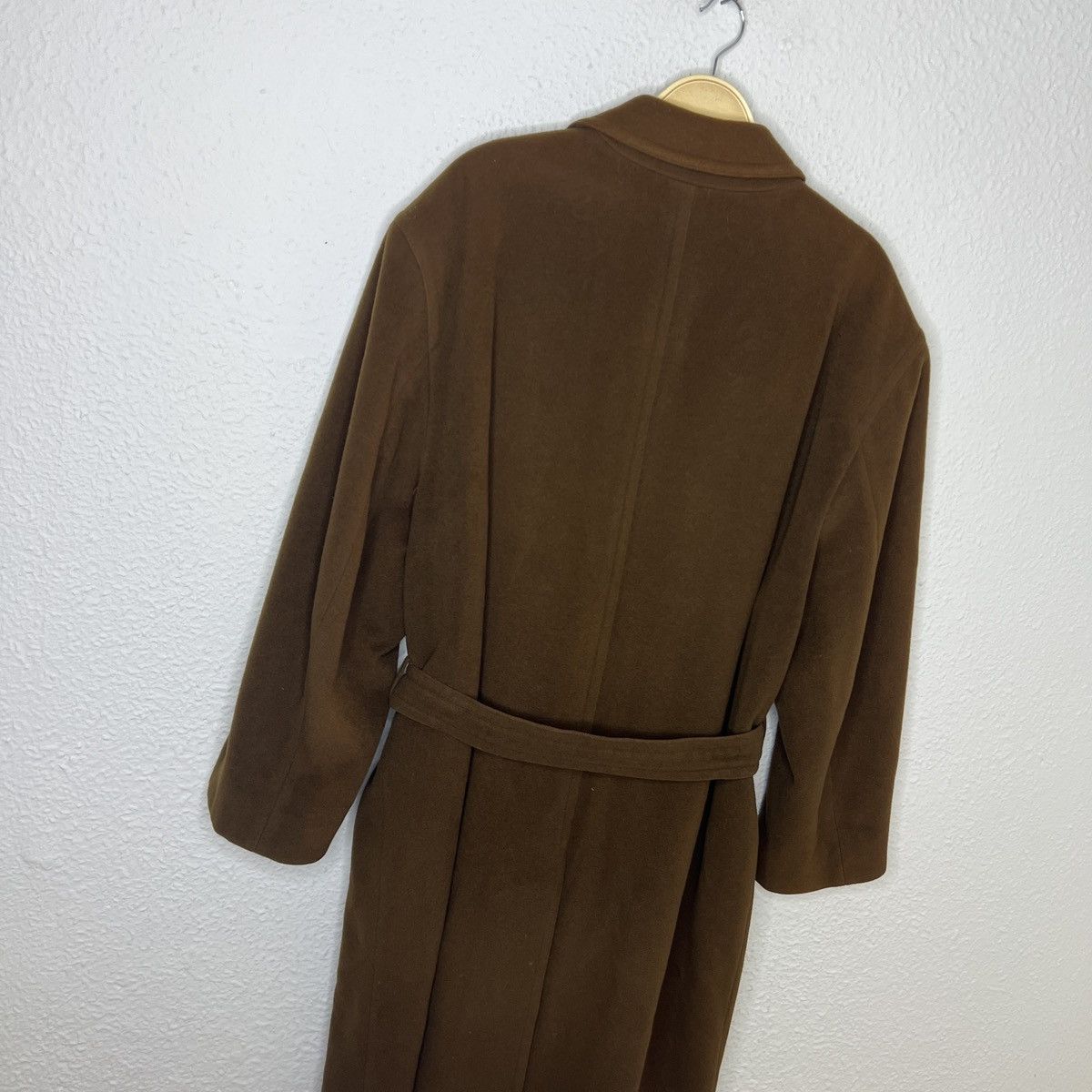 Hugo Boss HUGO BOSS Vintage Wool Double-breasted Coat Brown Size US M / EU 48-50 / 2 - 6 Thumbnail