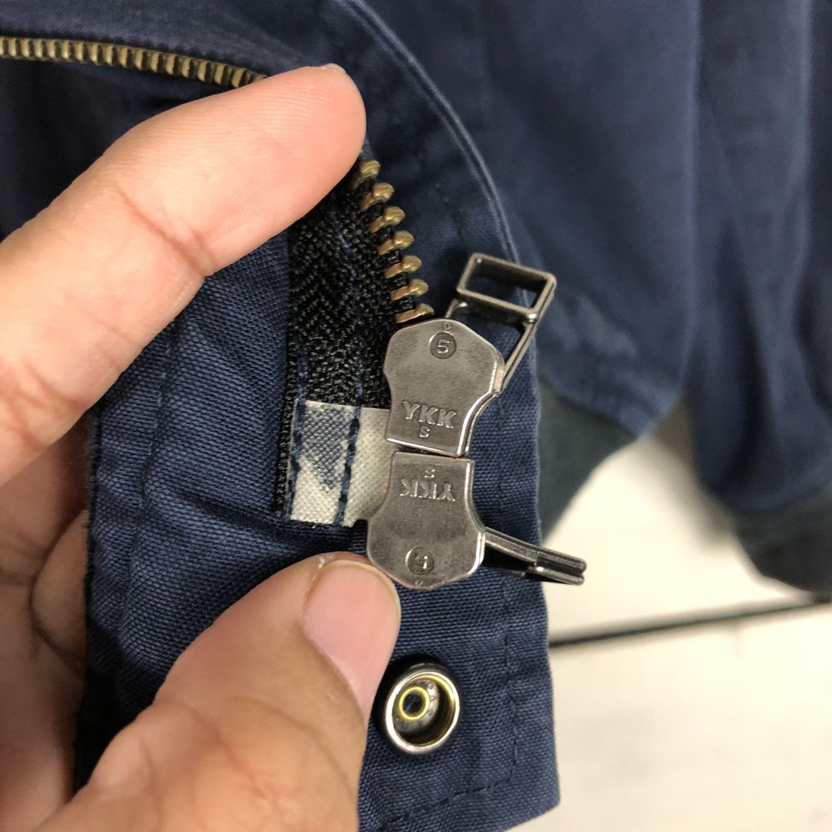 Japanese Brand × Ships Jet Blue 📌Vintage Bomber Jacket Ships Jet Blue Japan Issey Miyake Size US M / EU 48-50 / 2 - 19 Thumbnail