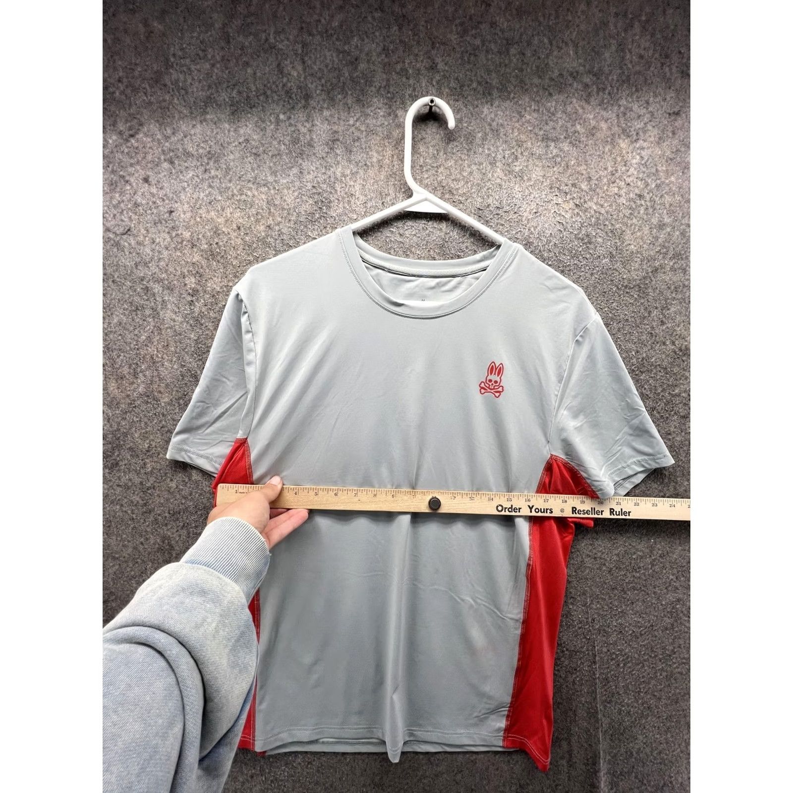 Psycho Bunny Psycho Bunny Shirt Mens Medium Gray Colorblock Lightweight Performance Tee Top Size US M / EU 48-50 / 2 - 4 Thumbnail