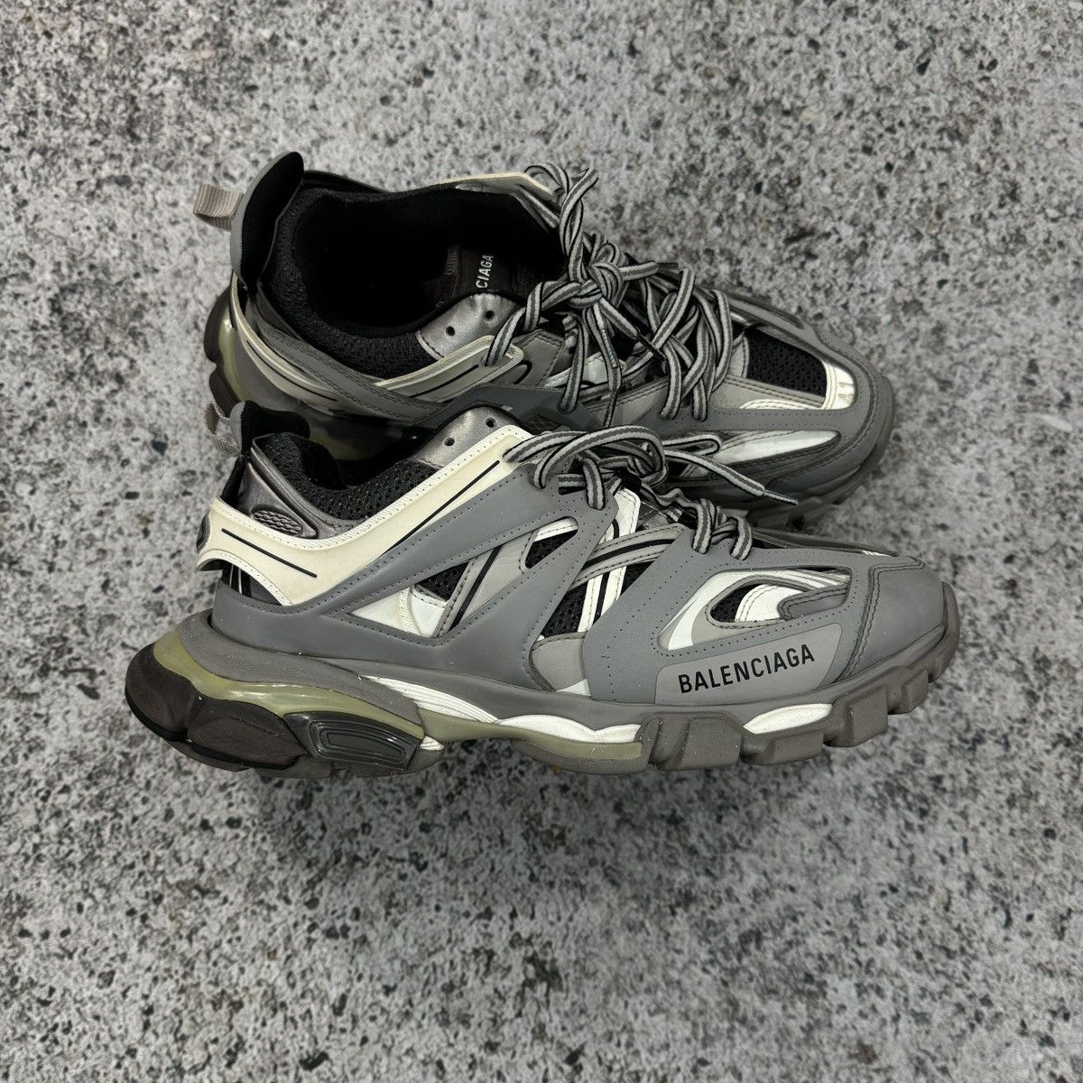 Balenciaga BALENCIAGA TRACK SNEAKER RUNNER GREY | Grailed