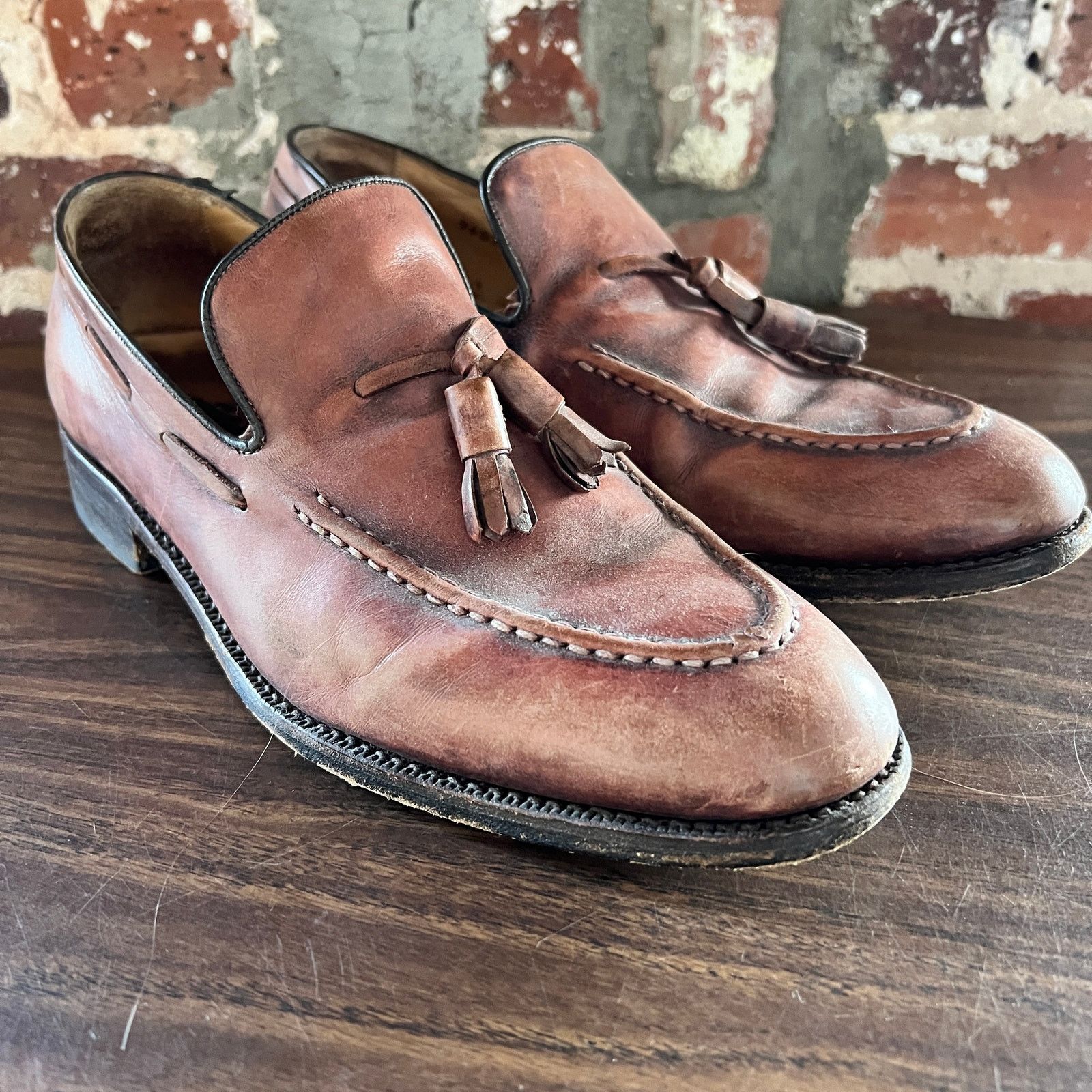 Hickey Hickey Men's Tassel Loafers 7.5 Size US 7.5 / EU 40-41 - 3 Thumbnail