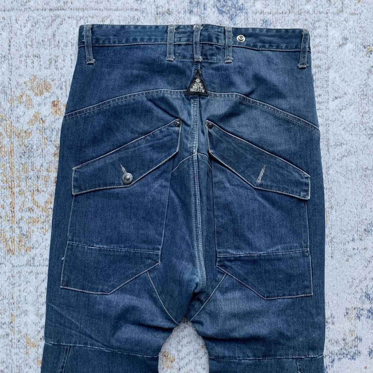 If Six Was Nine × Japanese Brand × Vintage Rare Vintage BRTH Breath Artisan Jeans Multi Zippers Size US 32 / EU 48 - 8 Thumbnail