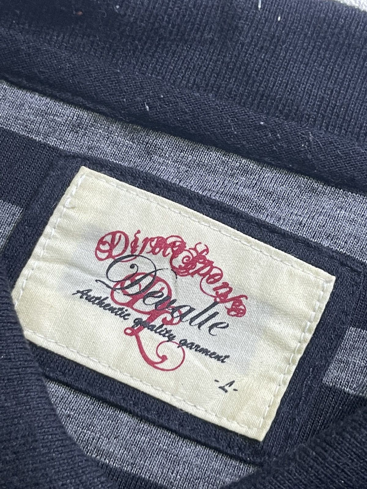 Hysteric Glamour Y2K DEVALTE short tshirt striped style Size US L / EU 52-54 / 3 - 6 Thumbnail