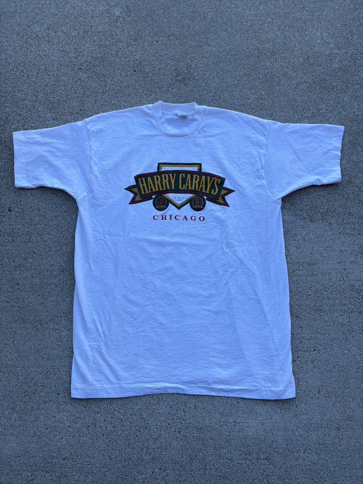 Fruit Of The Loom Vintage 1990s Harry Caray’s Italian Steakhouse T-Shirt Sz XL Size US XL / EU 56 / 4 - 1 Thumbnail