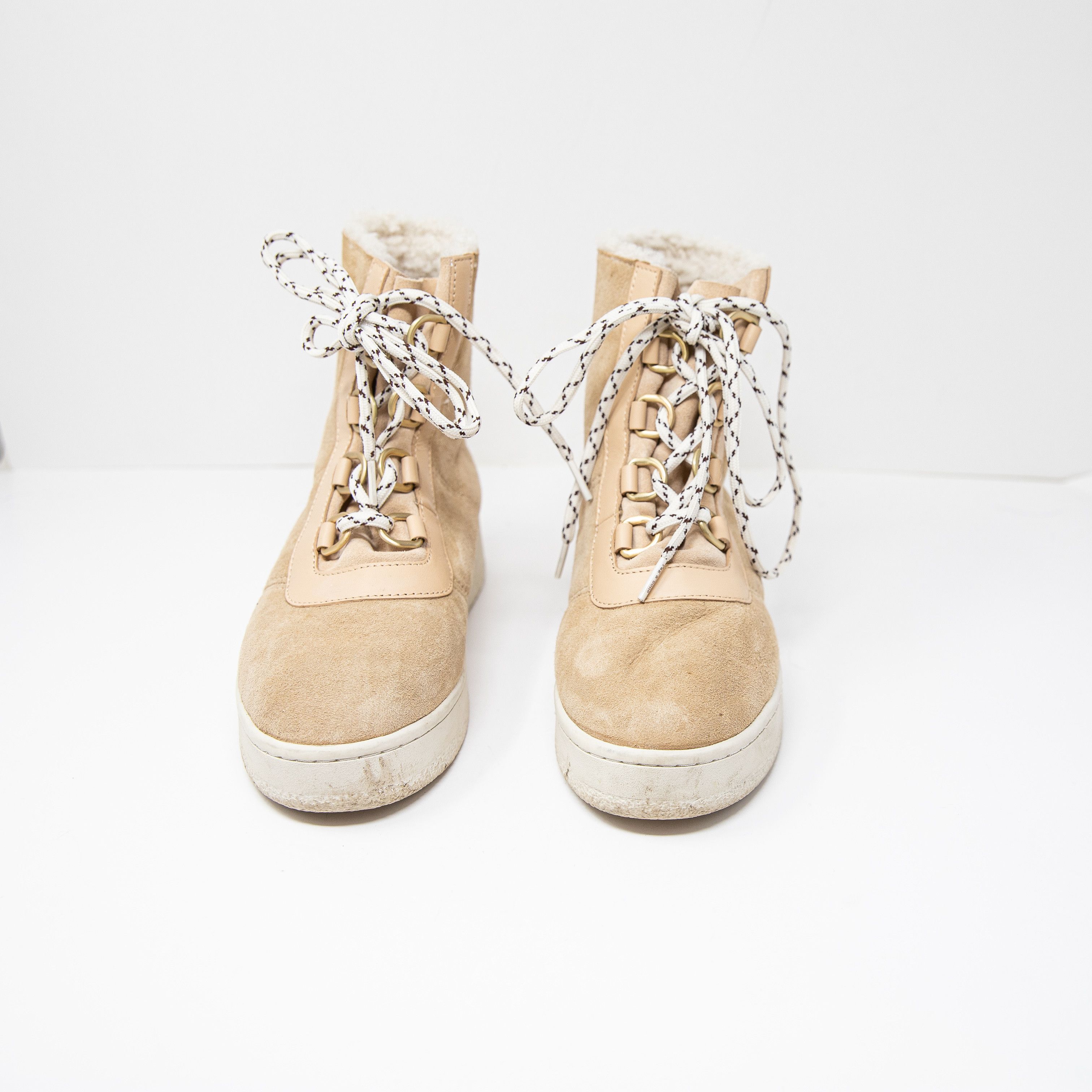 Rag & Bone Rag & Bone Oslo Shearling Lined Lace Size US 8.5 / IT 38.5 - 2 Thumbnail