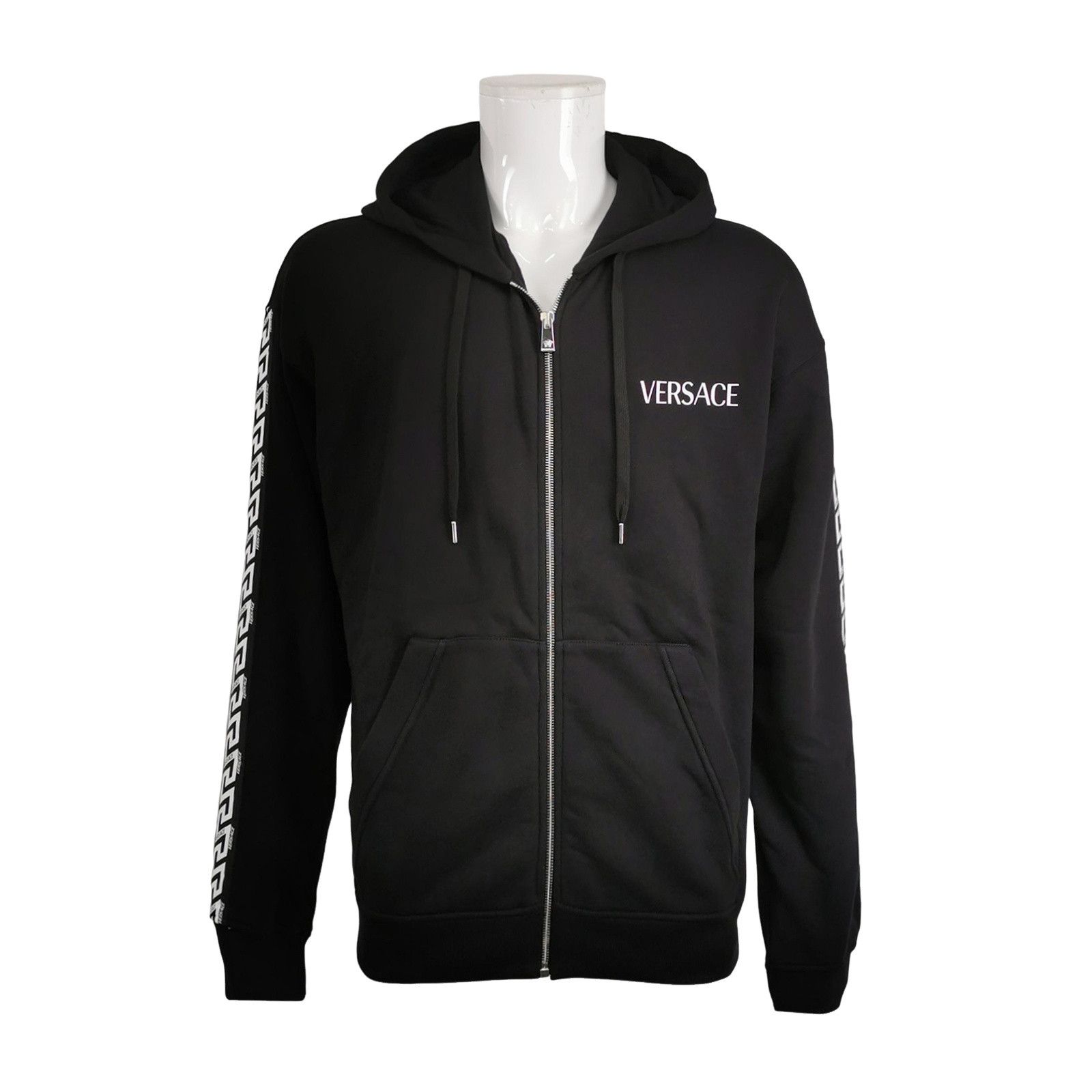 Versace Versace Greca Pattern Logo Zip Hoodie L Size US L / EU 52-54 / 3 - 1 Thumbnail