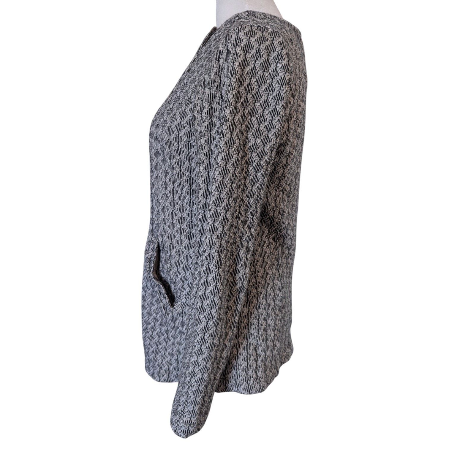 Lucky Brand Lucky Brand Asymetrical Knit Moto Jacket XS Size XS / US 0-2 / IT 36-38 - 3 Thumbnail