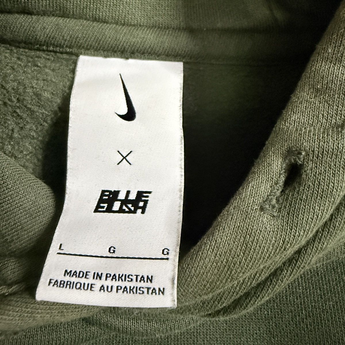 Nike Nike X Billie Eilish dark green hoodie Size US L / EU 52-54 / 3 - 3 Thumbnail