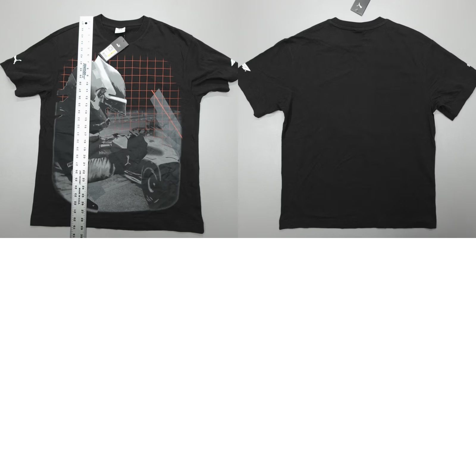 Puma PUMA Formula One F1 Driver Graphic T-Shirt Men's M Short Sleeve Black Size US M / EU 48-50 / 2 - 8 Thumbnail