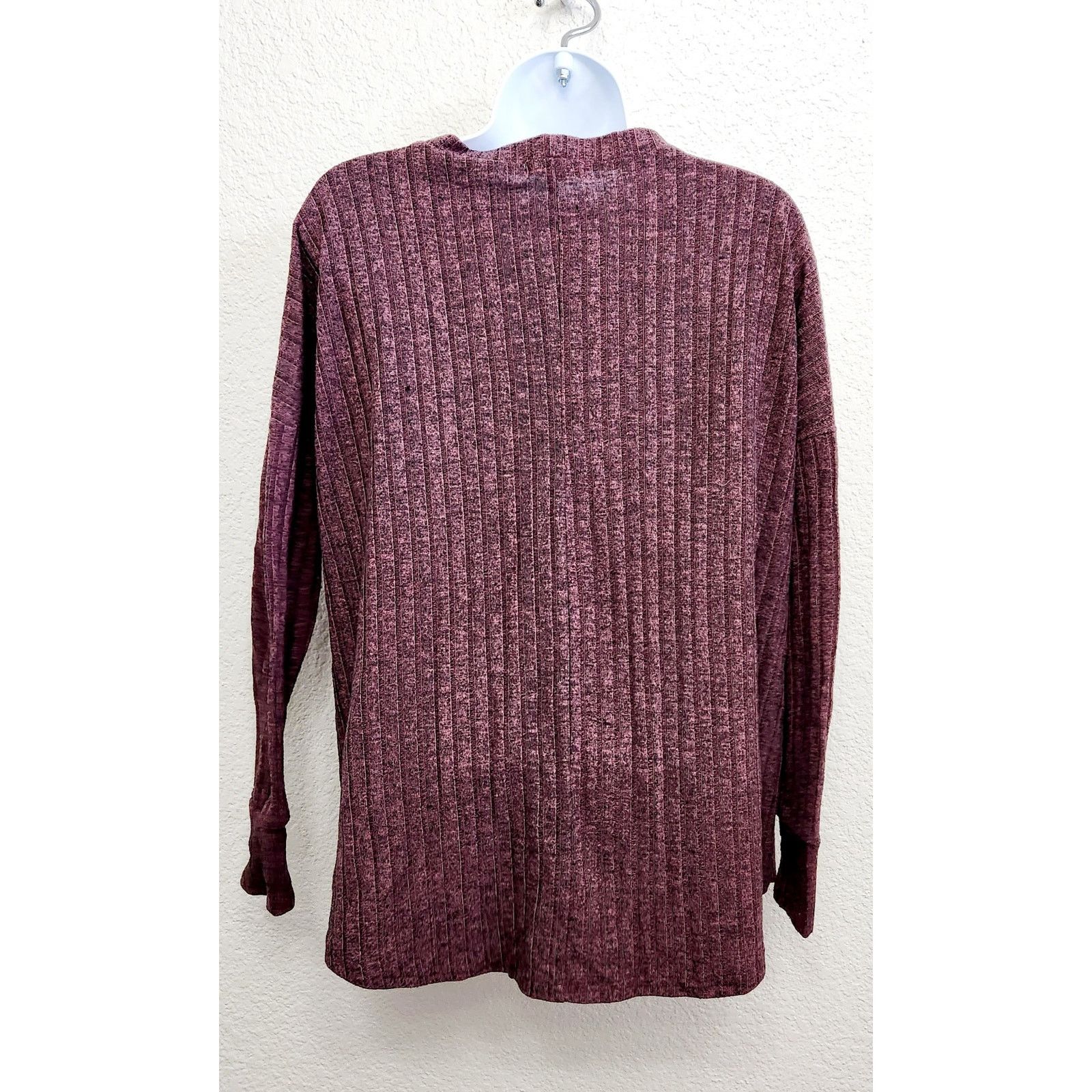 Other Paper + Tee Purple Marled Button Cardigan Sweater Medium Size M / US 6-8 / IT 42-44 - 3 Thumbnail