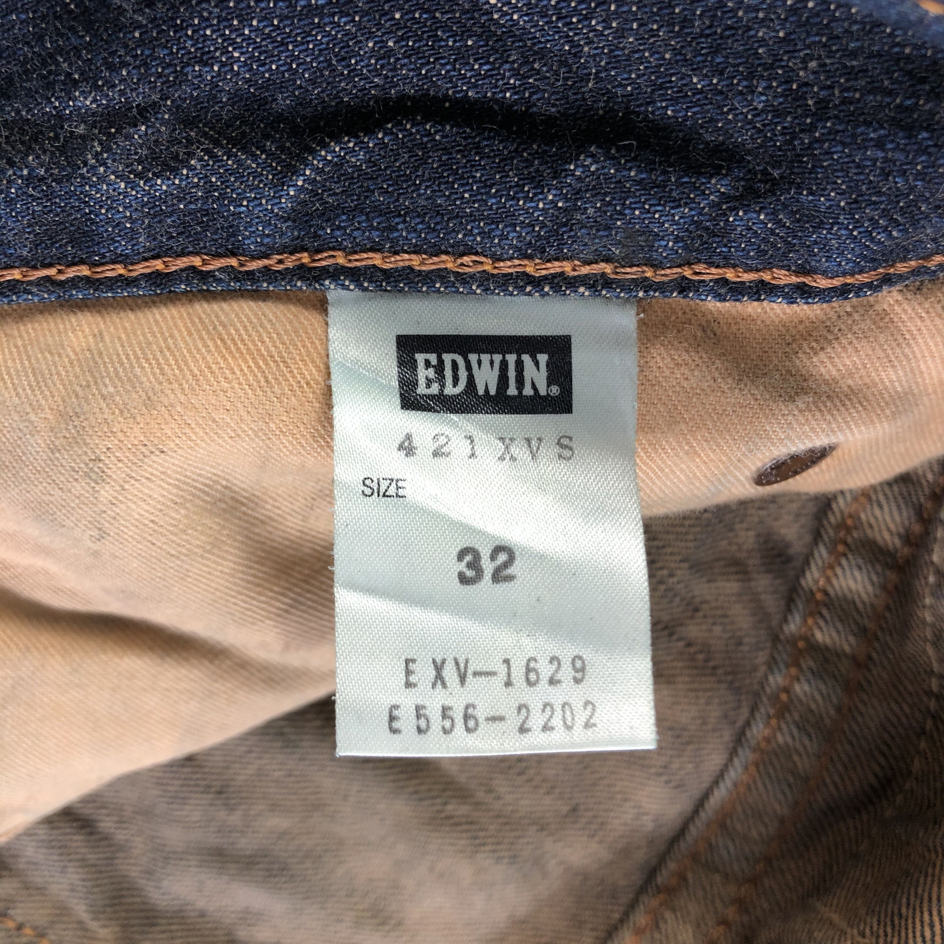 Edwin Distress Edwin XV Jeans Rusty Blue Denim KJ2427 Size US 32 / EU 48 - 10 Thumbnail