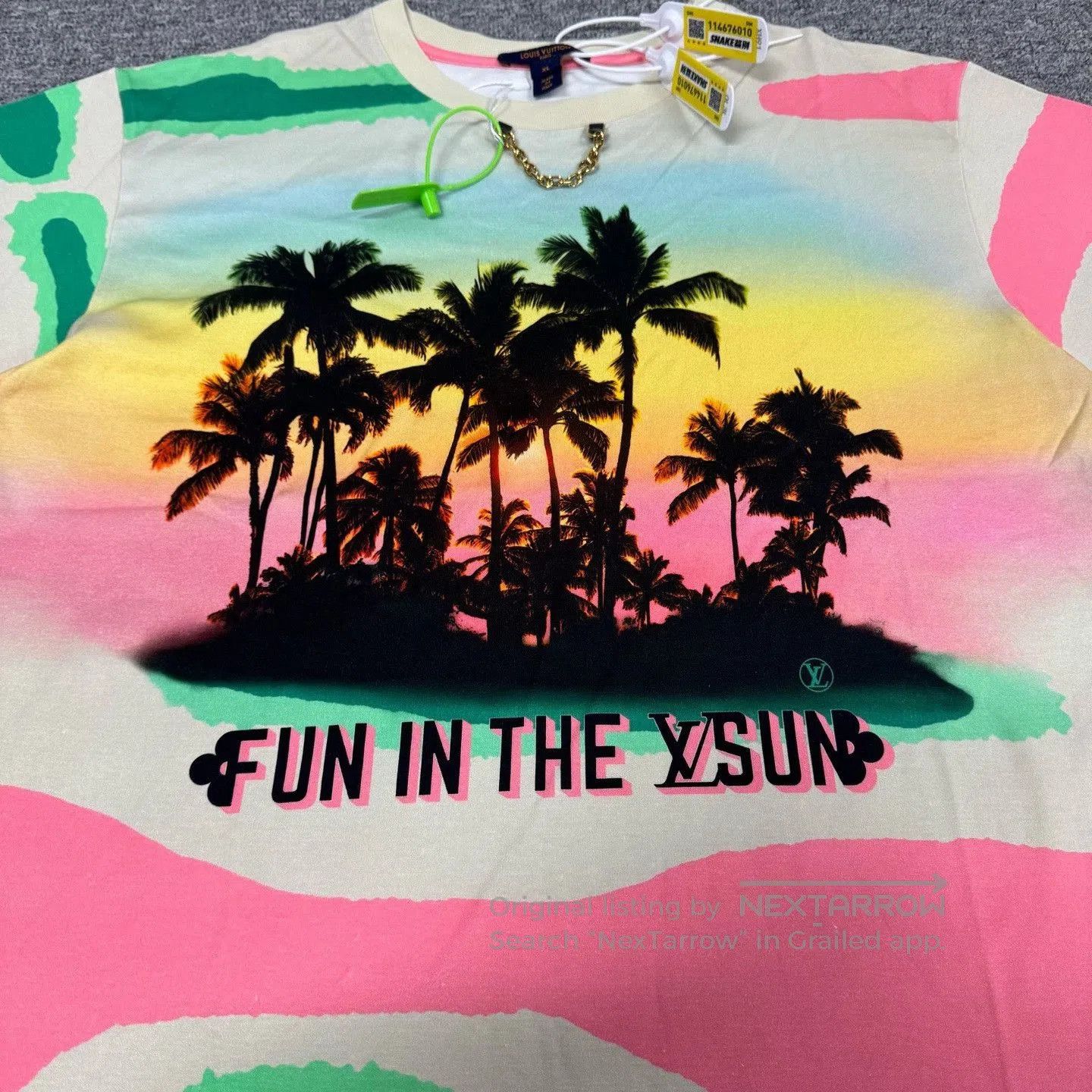 Louis Vuitton Louis Vuitton Colorful Palm Tree T. Size XL / US 12-14 / IT 48-50 - 5 Thumbnail