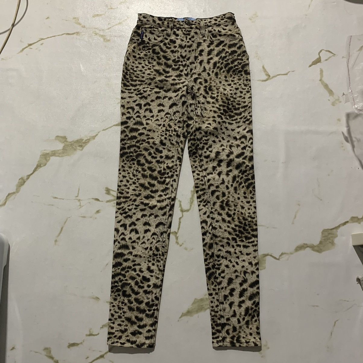 Les Copains Jeans Les Copains Skinny Animals Leopard Size 28" / US 6 / IT 42 - 1 Thumbnail