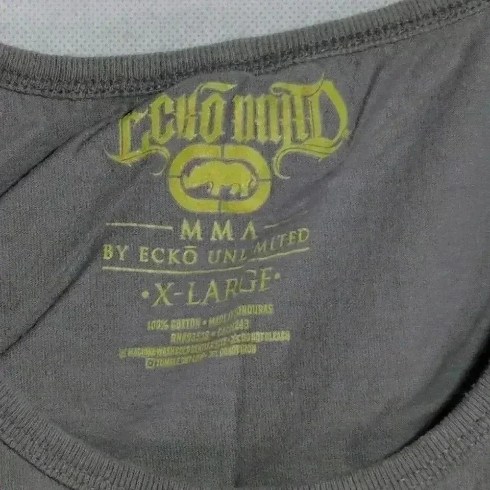 Marc Ecko Ecko Unlimited MMA Rhino gray Tank top sz XL Size US XL / EU 56 / 4 - 3 Thumbnail