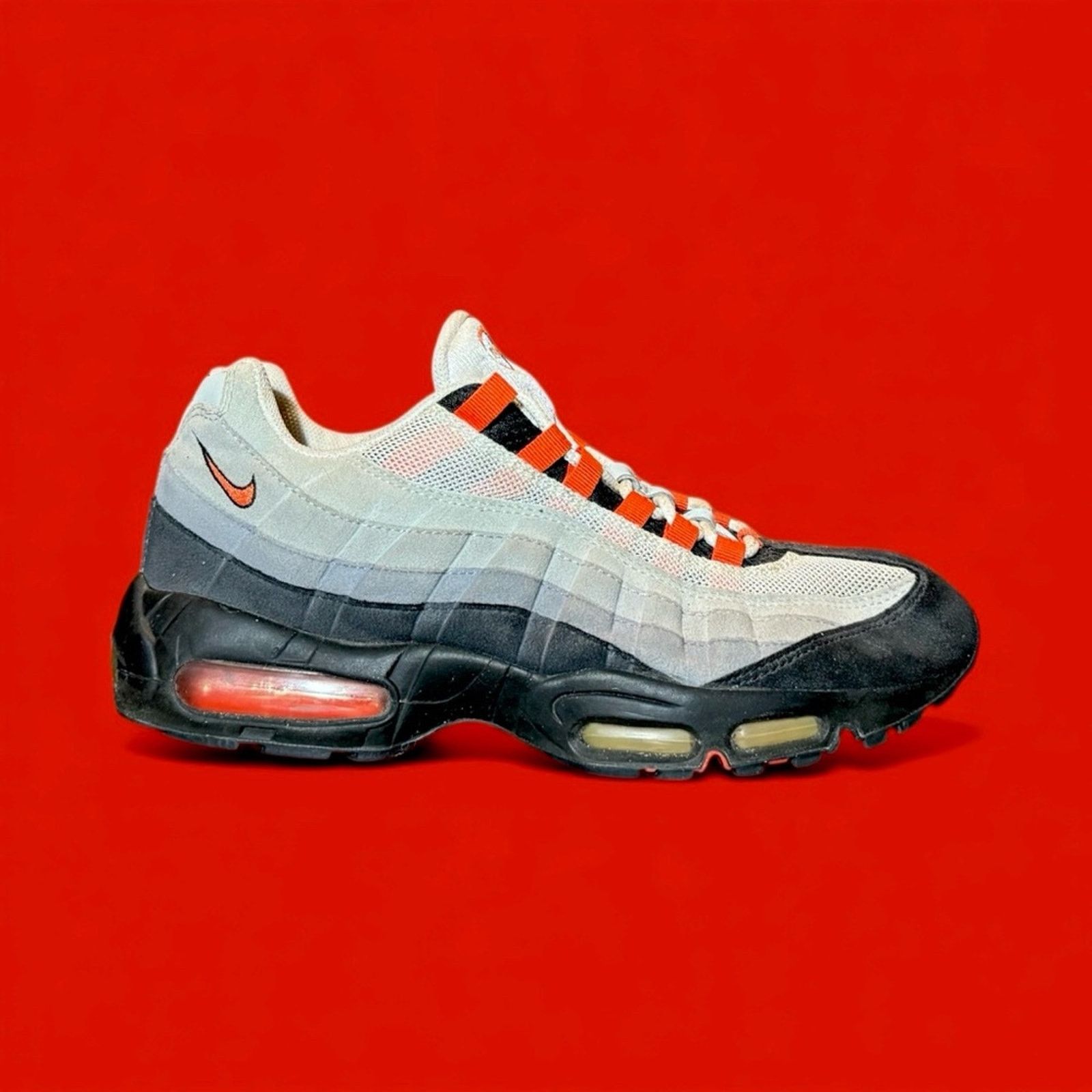 Nike Nike Air Max 95 Bright Mandarin Team Orange Size US 10 / EU 43 - 2 Thumbnail